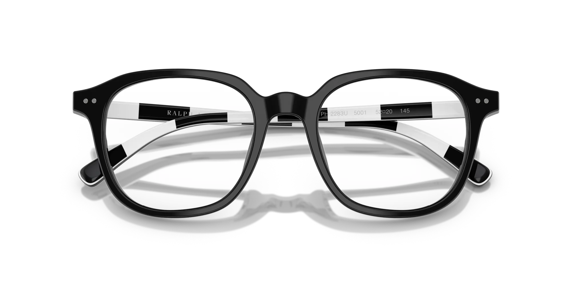 Polo Ralph Lauren PH2283U 5001 Montature da vista Acetato Nero Rotonda Normale - immagine 2