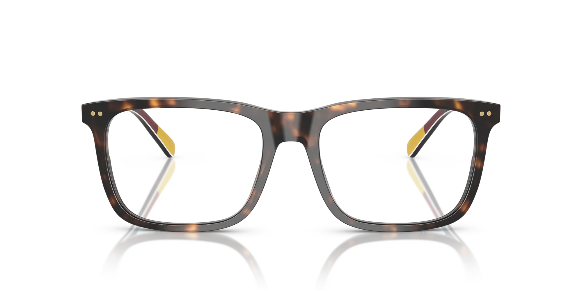 Polo Ralph Lauren PH2282 6212 Montature da vista Acetato Tartaruga Squadrata Normale - immagine 3