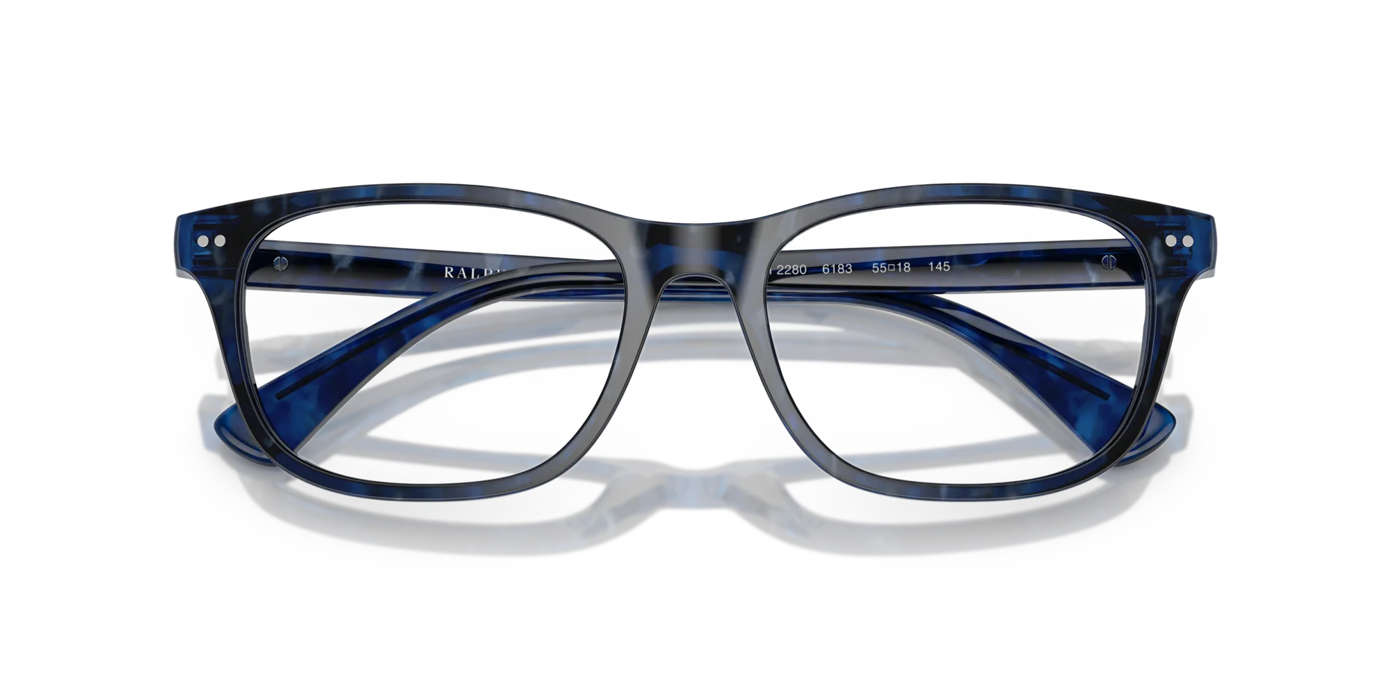 Polo Ralph Lauren PH2280 6183 Montature da vista Acetato Blu Squadrata Normale - immagine 2