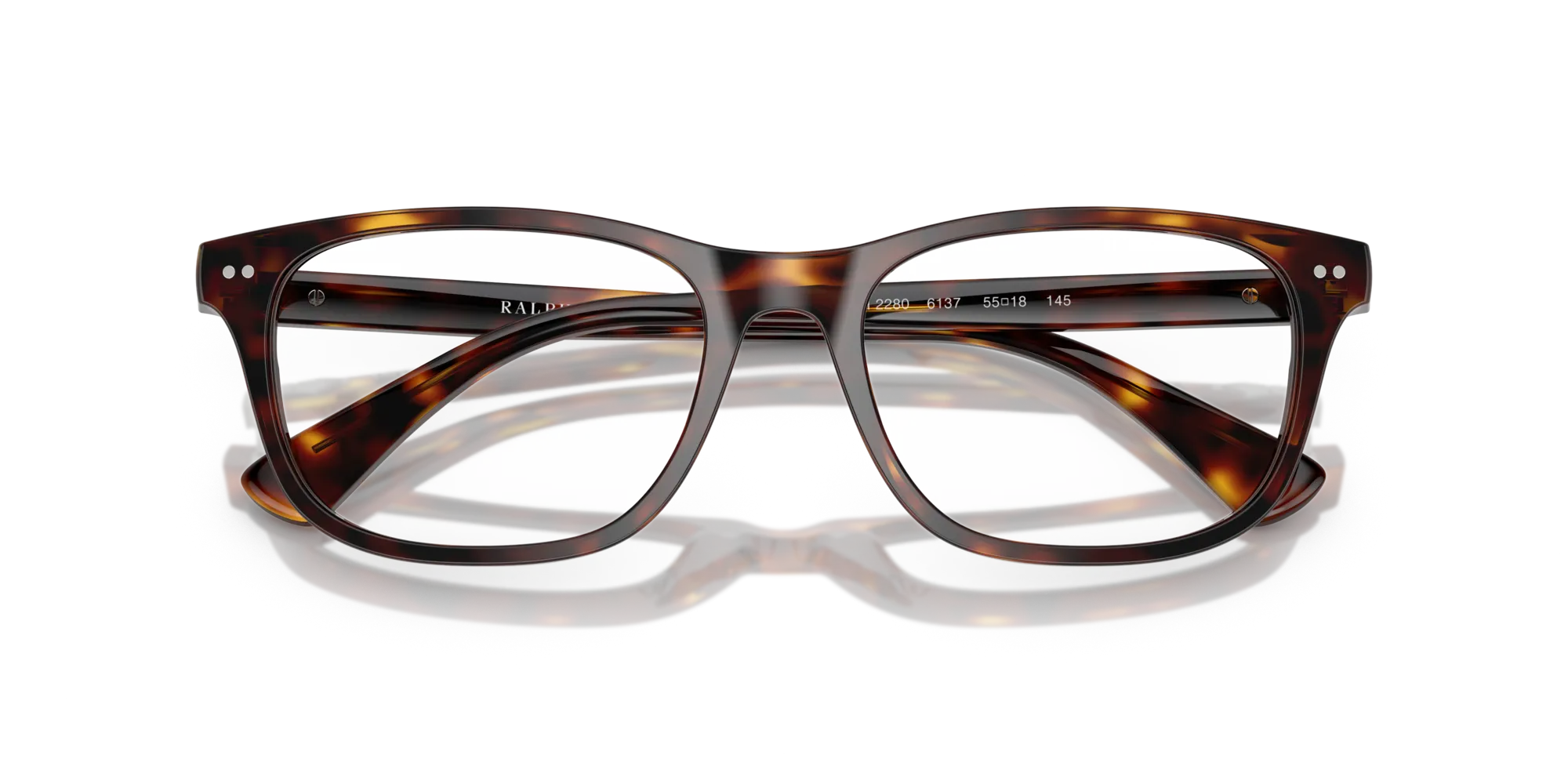 Polo Ralph Lauren PH2280 6137 Montature da vista Acetato Tartaruga Squadrata Normale - immagine 2