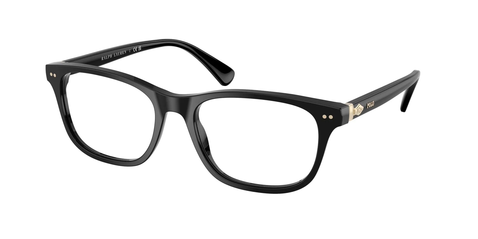 Polo Ralph Lauren PH2280 5001 Montature da vista Acetato Nero Squadrata Normale - immagine 1