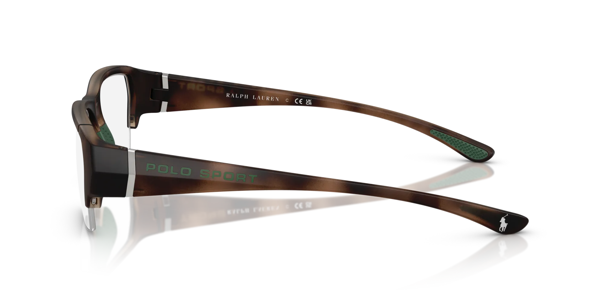 Polo Ralph Lauren PH2279U 6070 Montature da vista Iniettato Tartaruga Squadrata Normale - immagine 4