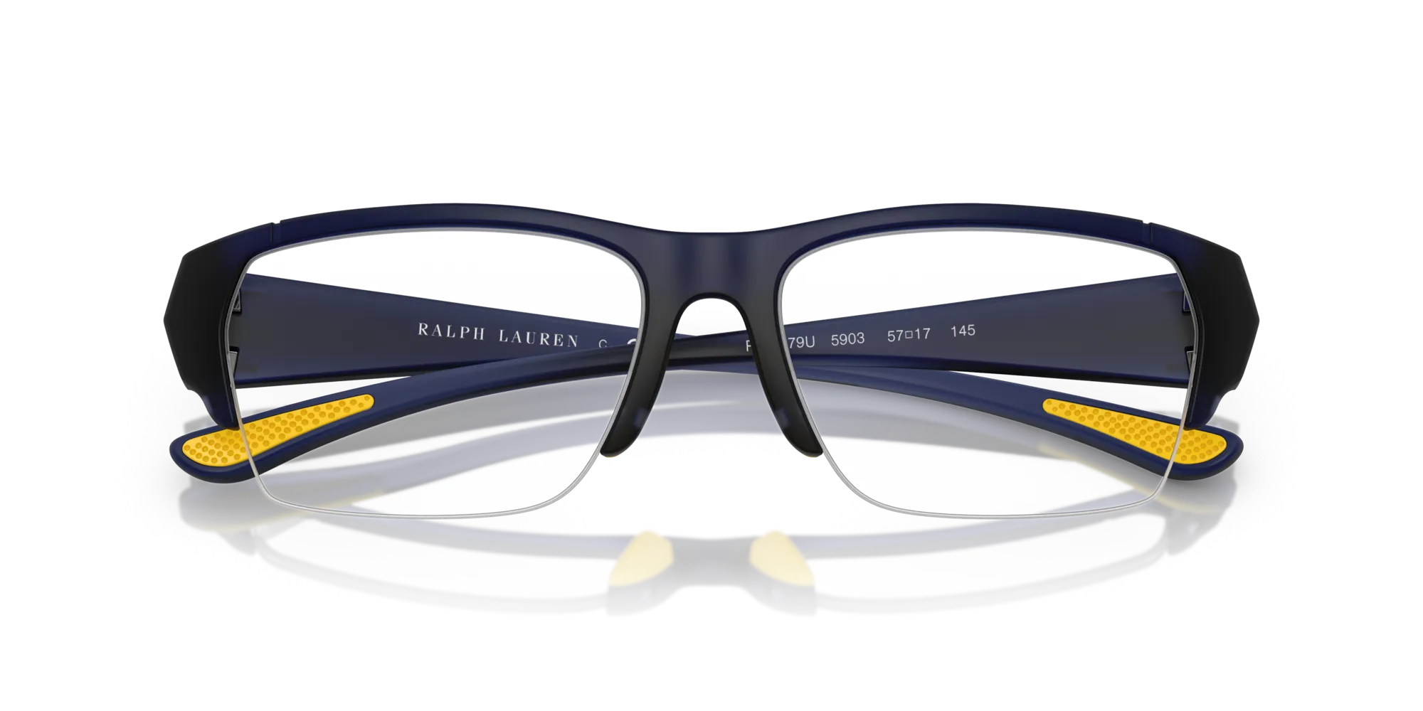 Polo Ralph Lauren PH2279U 5903 Montature da vista Iniettato Blu Squadrata Normale - immagine 2