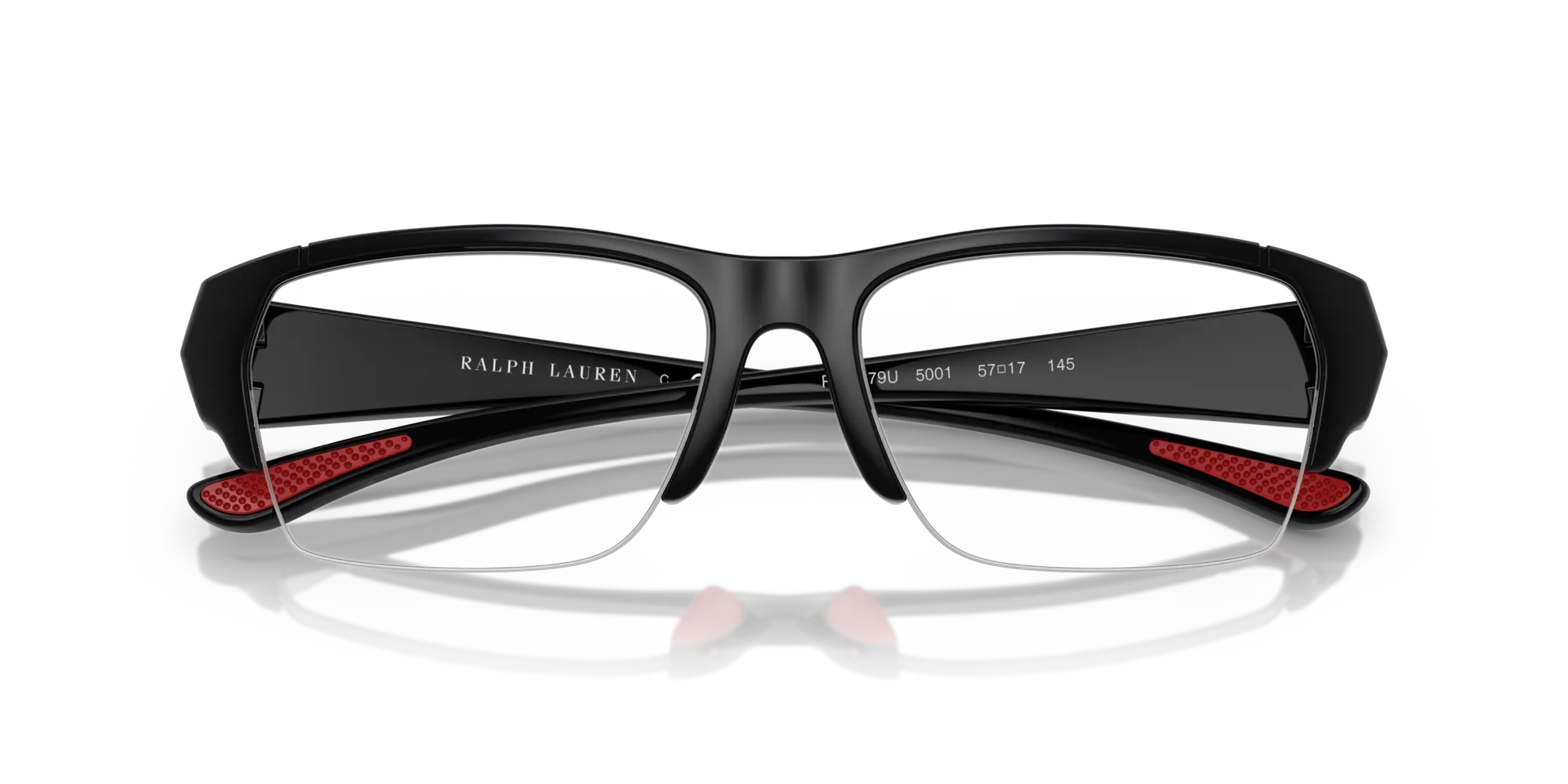 Polo Ralph Lauren PH2279U 5001 Montature da vista Iniettato Nero Squadrata Normale - immagine 2