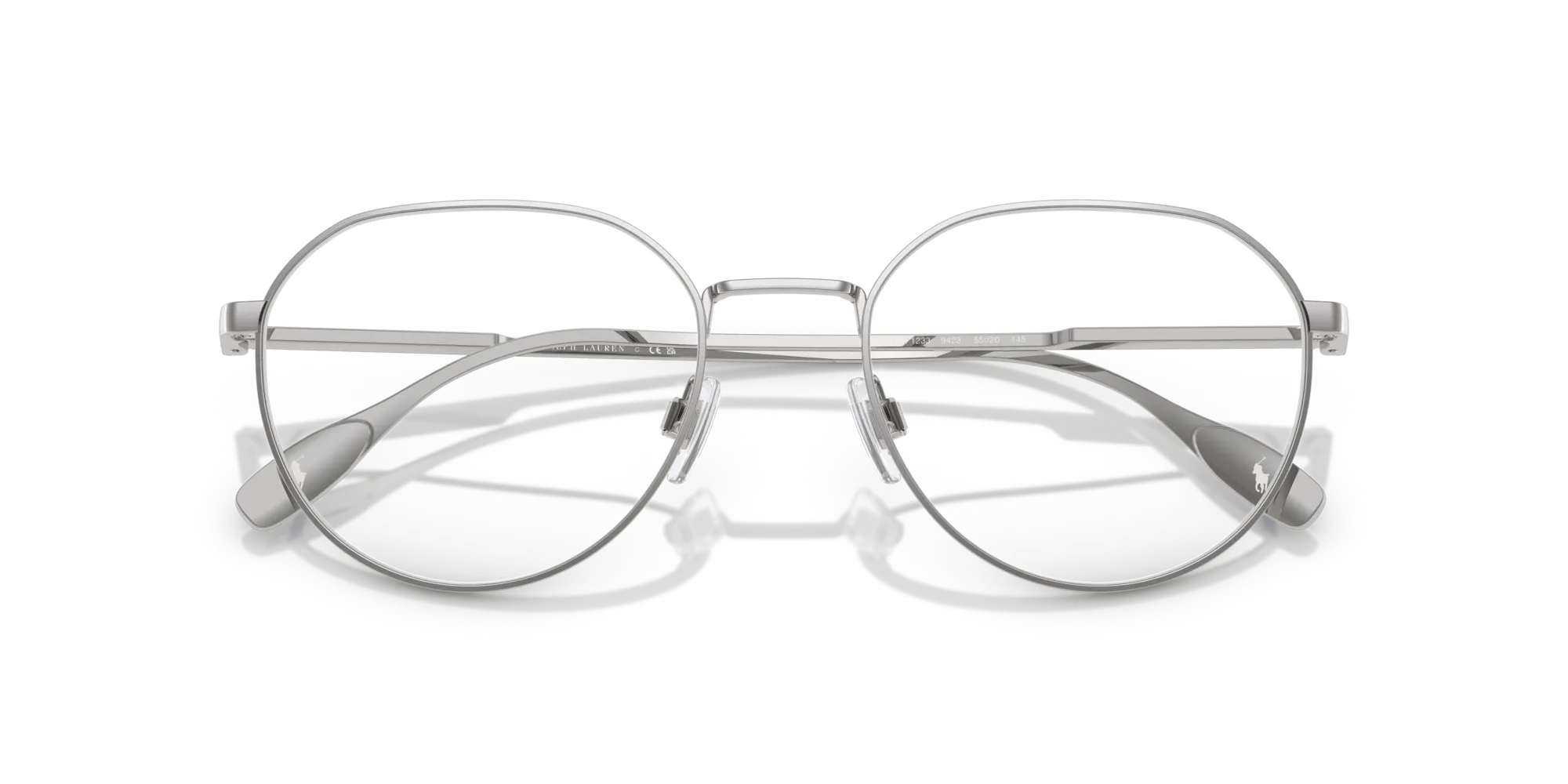 Polo Ralph Lauren PH1233 9423 Montature da vista Metallo Argento Rotonda Normale - immagine 2