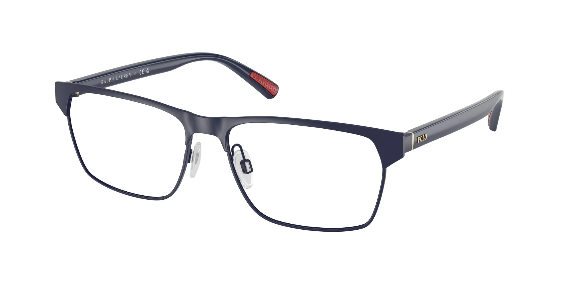 Polo Ralph Lauren PH1232 9273 Montature da vista Metallo Blu Squadrata Normale - immagine 1