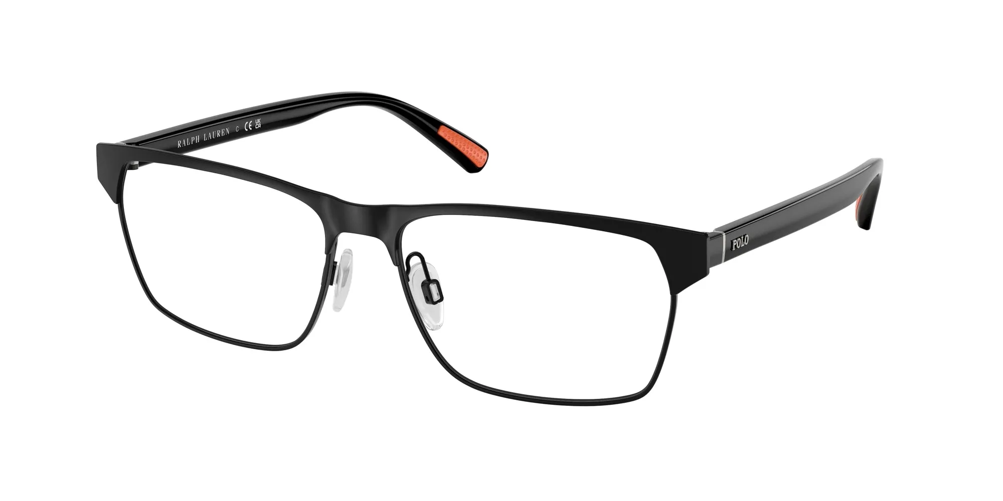 Polo Ralph Lauren PH1232 9223 Montature da vista Metallo Nero Squadrata Normale - immagine 1