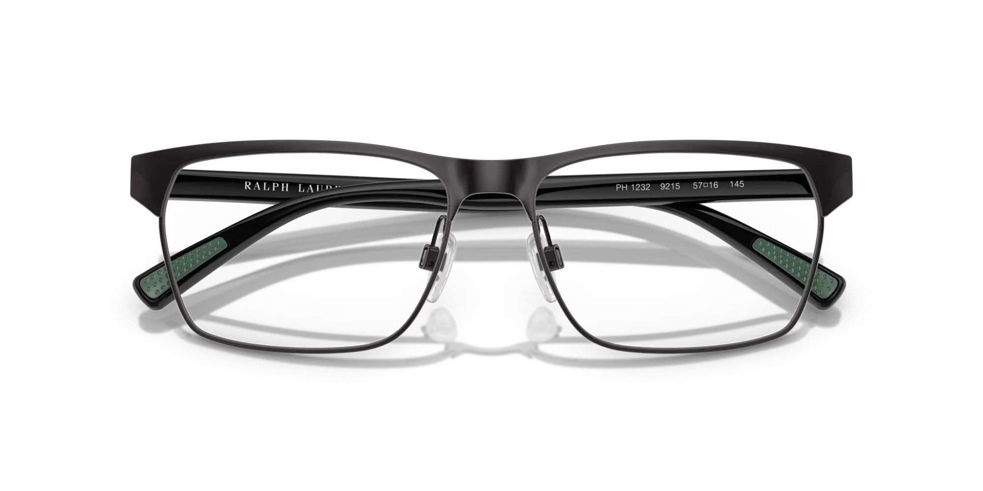 Polo Ralph Lauren PH1232 9215 Montature da vista Metallo Grigio Trasparente Squadrata Normale - immagine 2