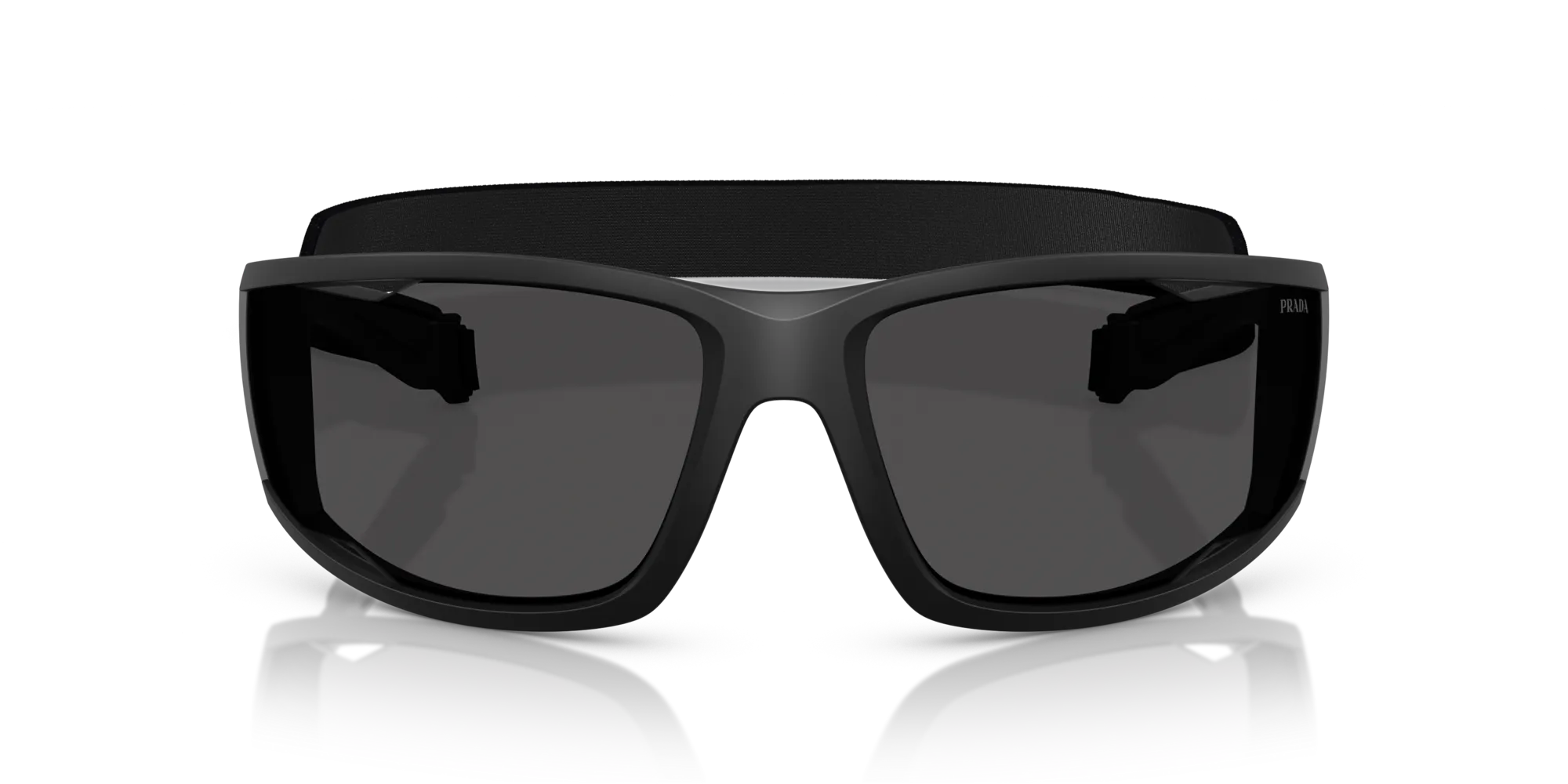 Prada Linea Rossa PS A04S 1BO5S0 Occhiali da sole Iniettato Nero Grigio Squadrata Normale - immagine 3