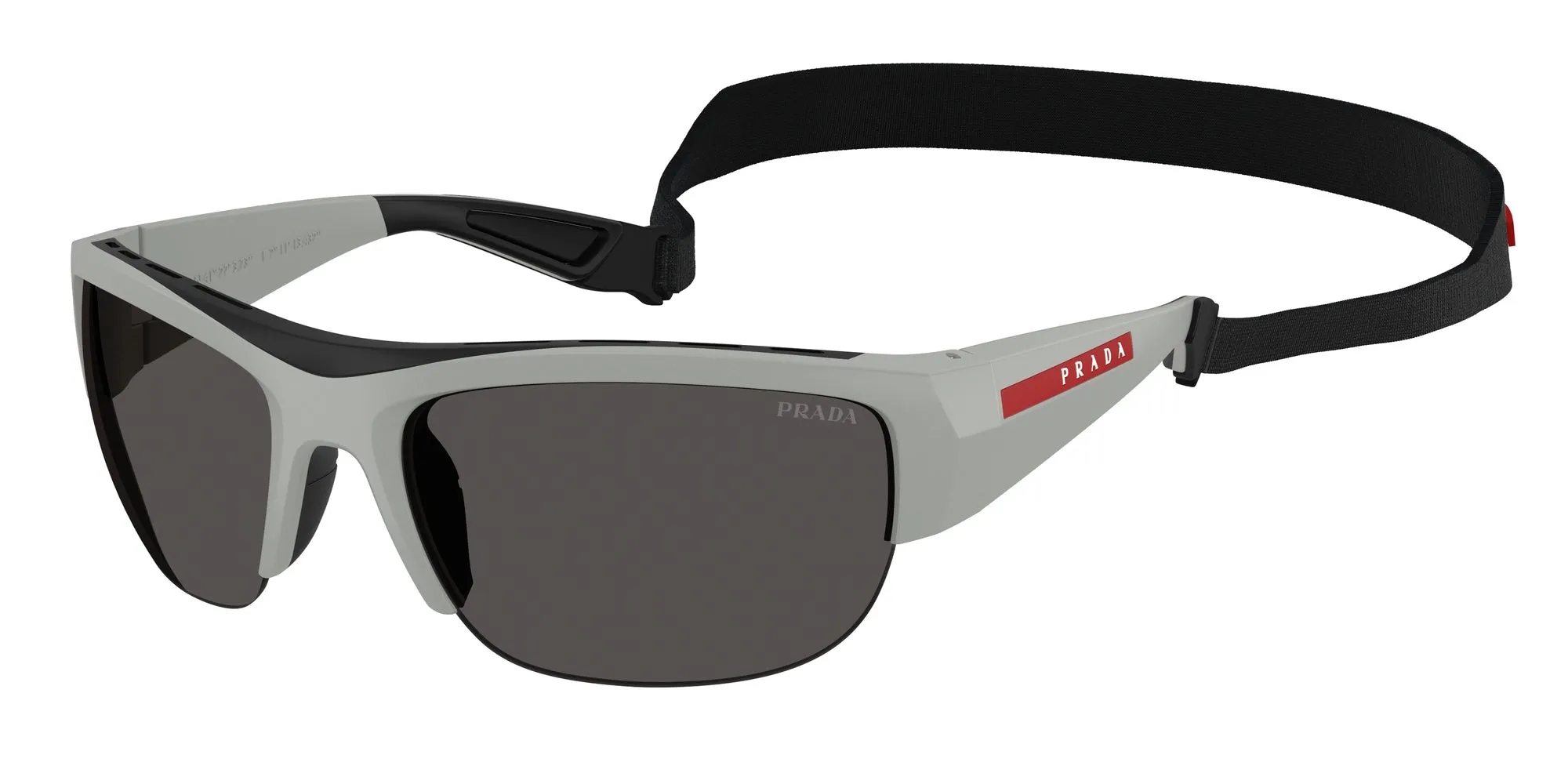 Prada Linea Rossa PS A01S 13Z5S0 Occhiali da sole Iniettato Grigio Grigio Pillow Normale - immagine 1