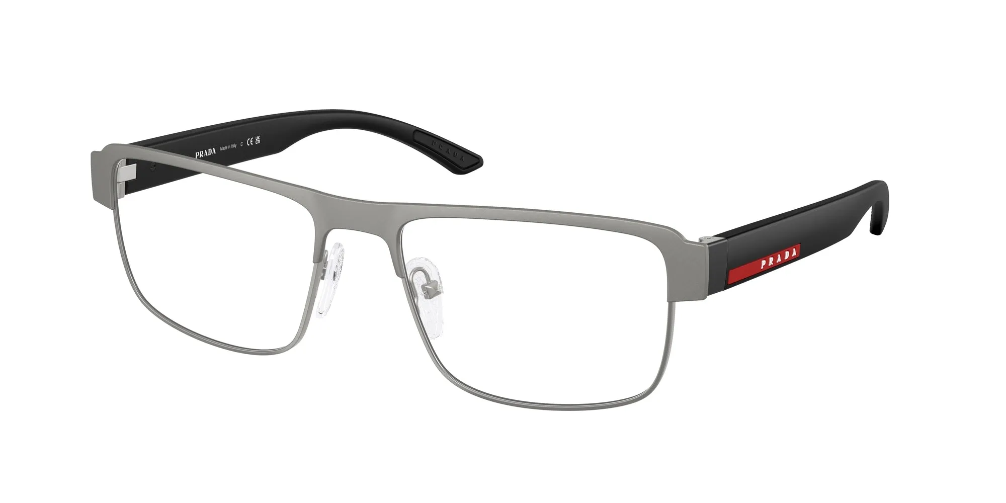 Prada Linea Rossa PS 51RV DHG1O1 Montature da vista Metallo Squadrata Normale - immagine 1