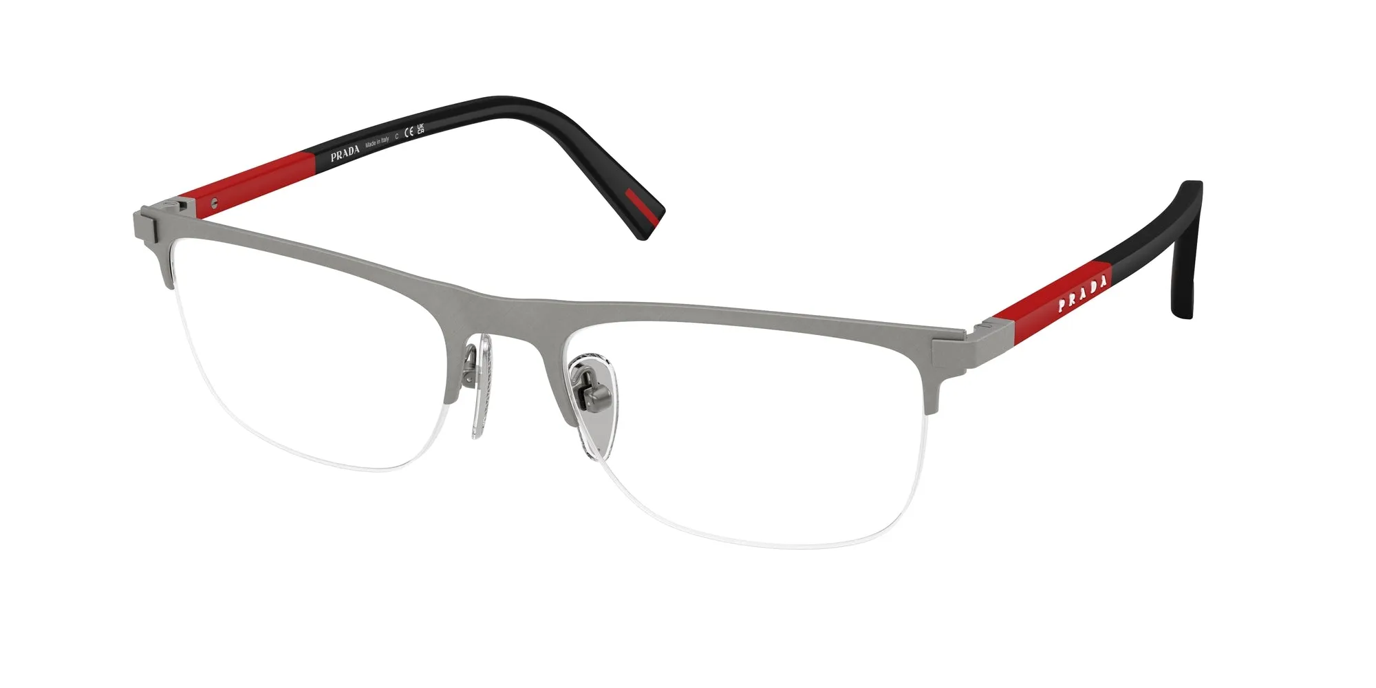Prada Linea Rossa PS 50RV DHG1O1 Montature da vista Metallo Pillow Normale - immagine 1