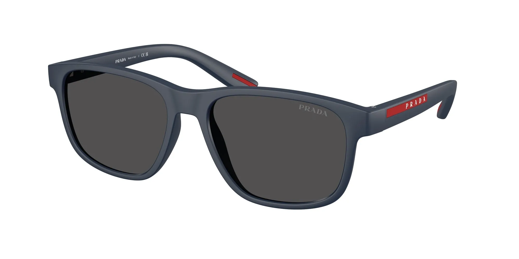 Prada Linea Rossa PS 06YS TFY06F Occhiali da sole Iniettato Blu Grigio Pillow Normale - immagine 1