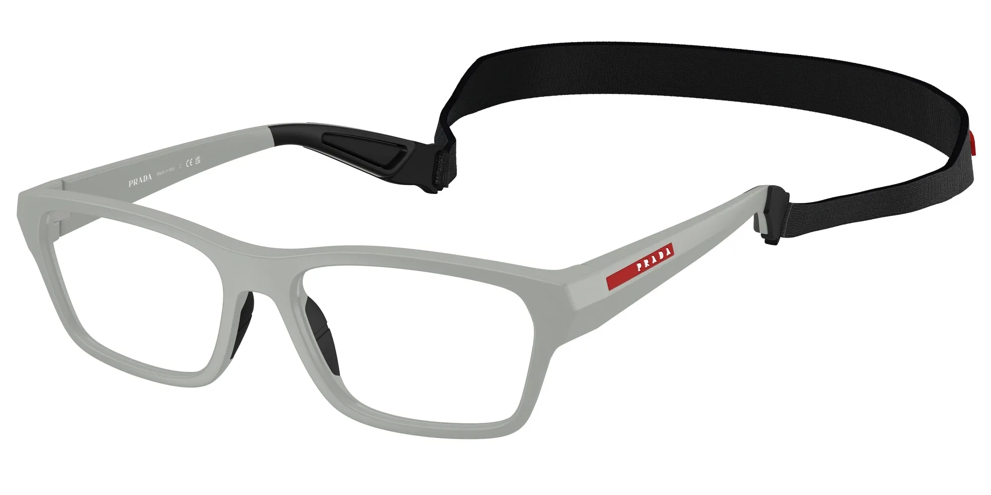 Prada Linea Rossa PS 03RV 13Z1O1 Montature da vista Iniettato Grigio Pillow Normale - immagine 1