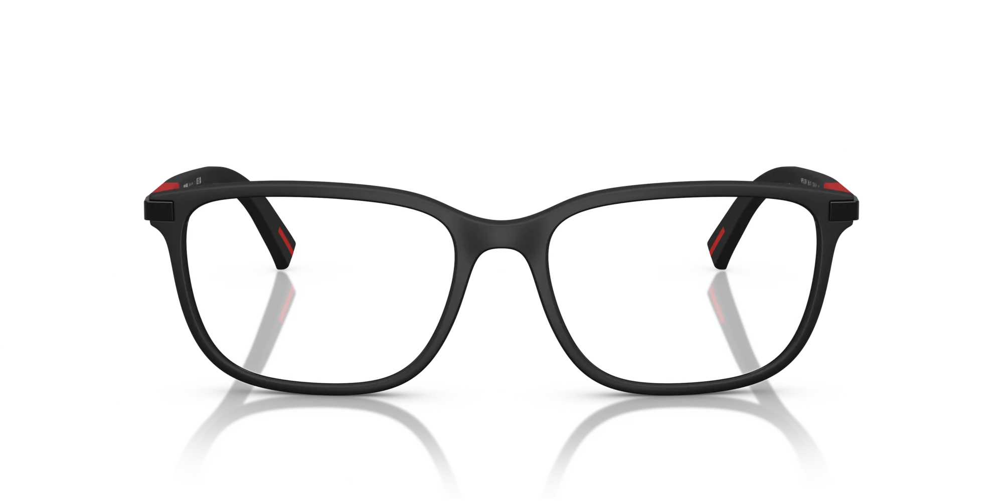 Prada Linea Rossa PS 02RV DG01O1 Montature da vista Iniettato Nero Pillow Normale - immagine 3