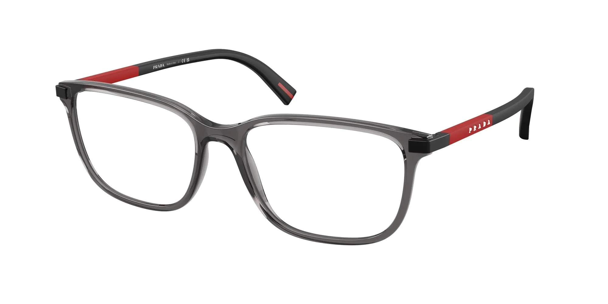 Prada Linea Rossa PS 02RV 01D1O1 Montature da vista Iniettato Grigio Pillow Normale - immagine 1