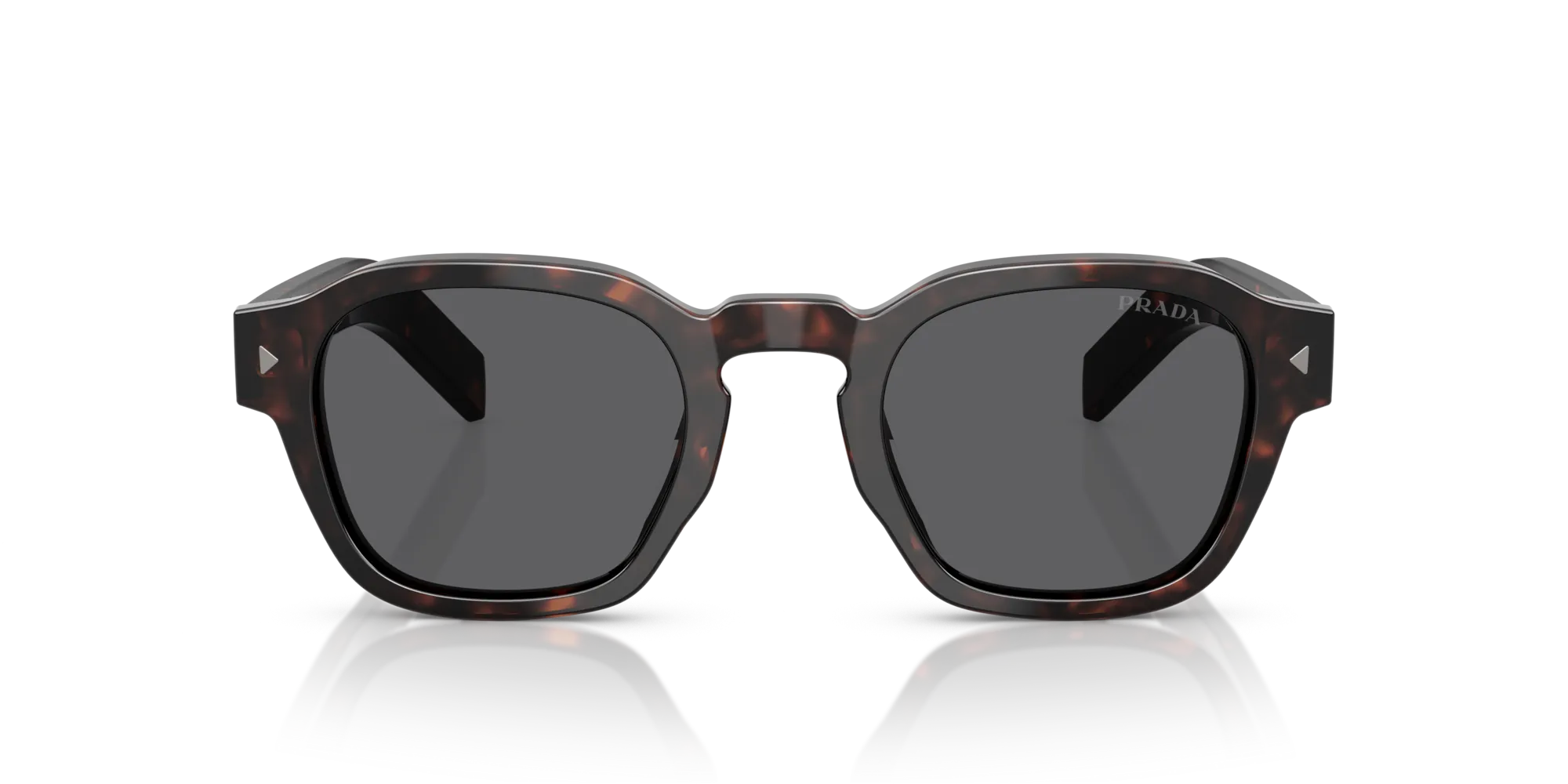Prada PR A16S 17N731 Occhiali da sole Acetato Tartaruga Grigio Pantos Normale - immagine 3