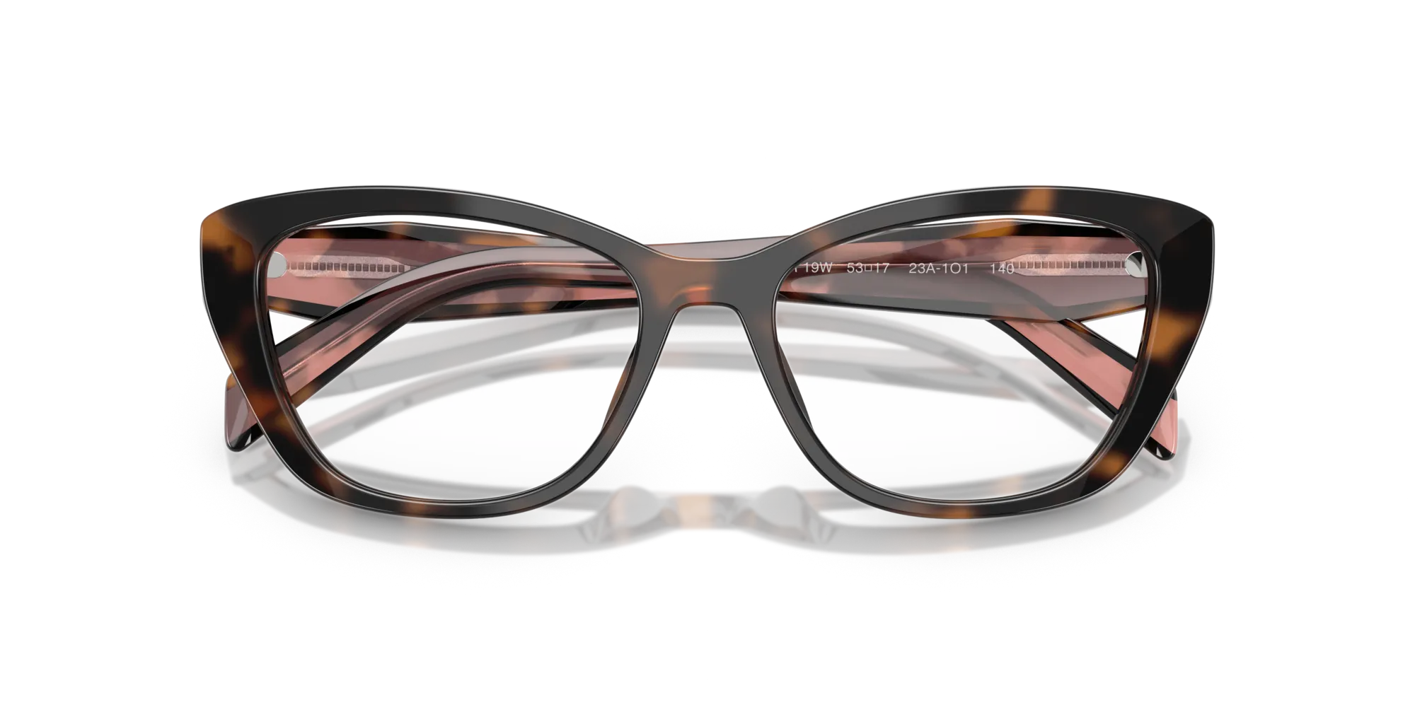 Prada PR 19WV 23A1O1 Montature da vista Acetato Tartaruga Cat Eye Normale - immagine 2