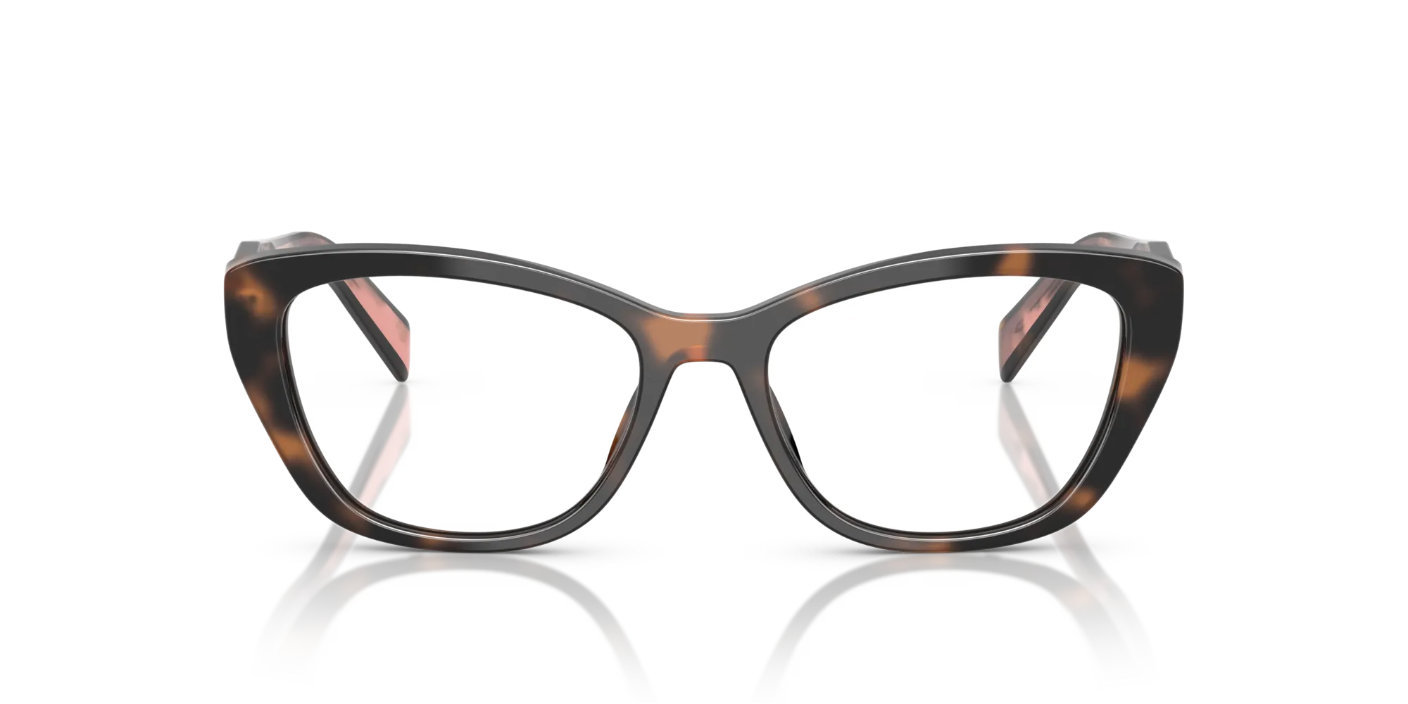Prada PR 19WV 23A1O1 Montature da vista Acetato Tartaruga Cat Eye Normale - immagine 3