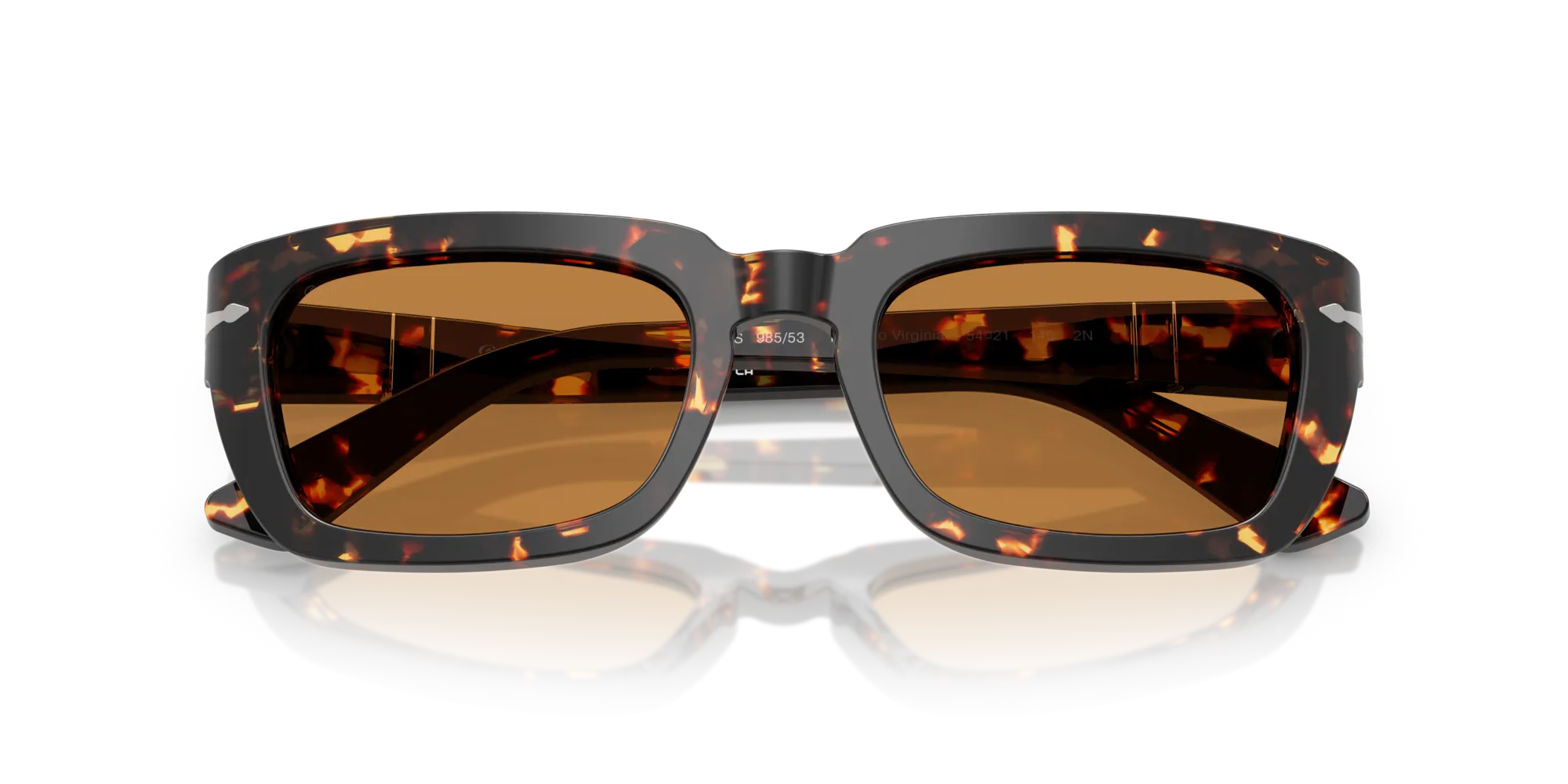 Persol PO3367S 985/53 Occhiali da sole Acetato Tartaruga Giallo Pillow Normale - immagine 2