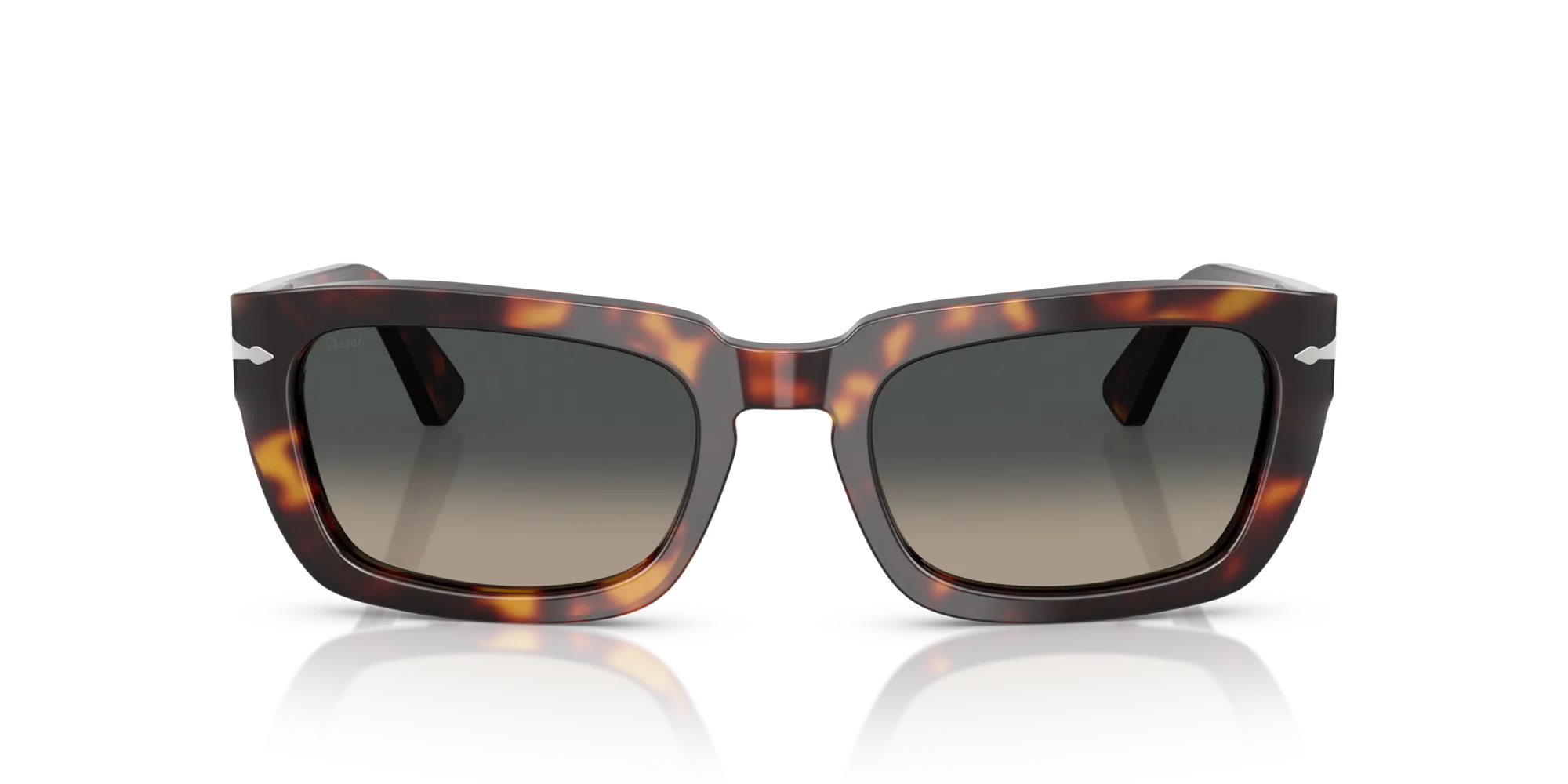 Persol PO3367S 24/71 Occhiali da sole Acetato Tartaruga Grigio Pillow Normale Sfumato - immagine 3