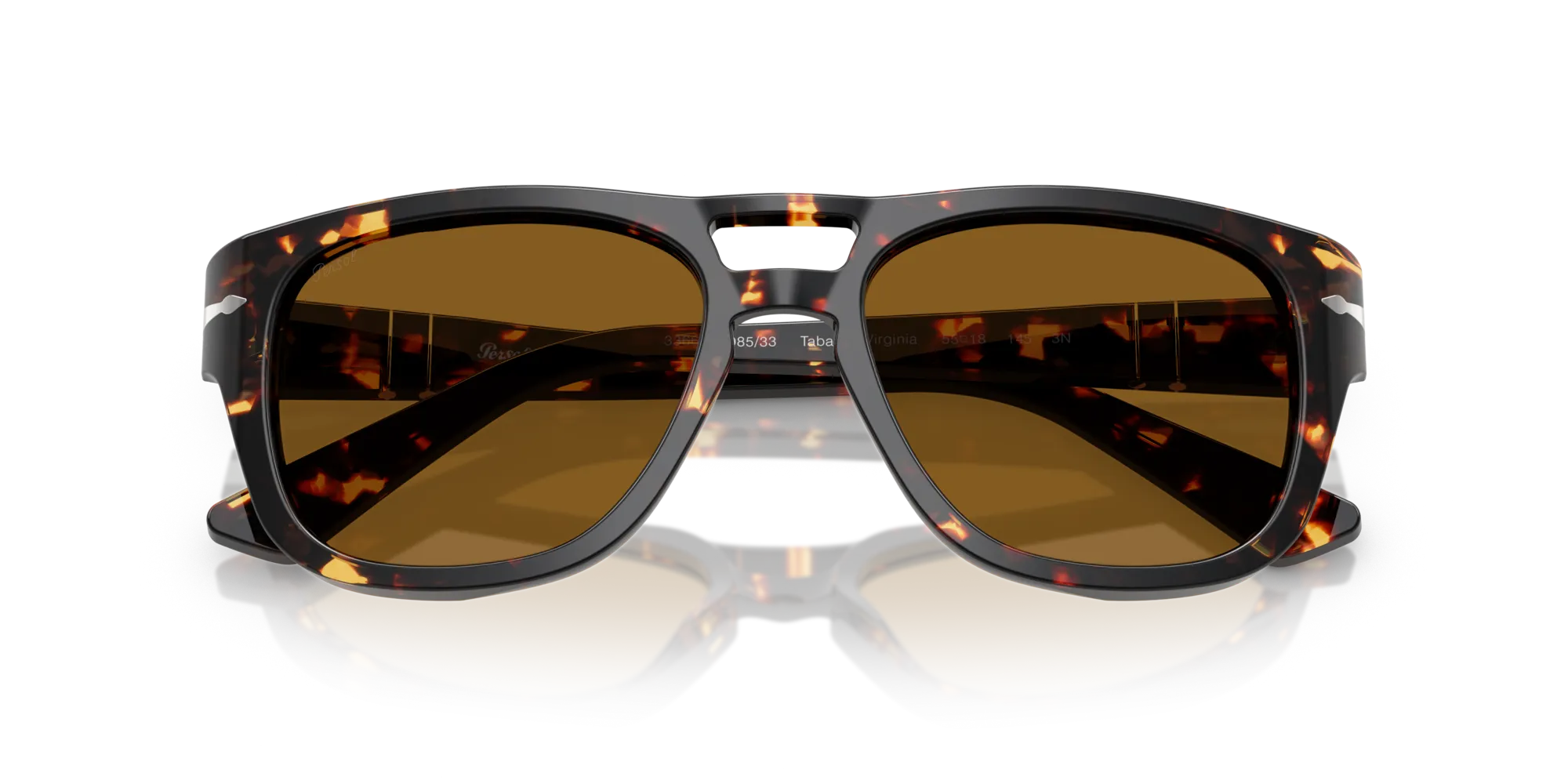 Persol PO3366S 985/33 Occhiali da sole Acetato Tartaruga Marrone Squadrata Normale - immagine 2
