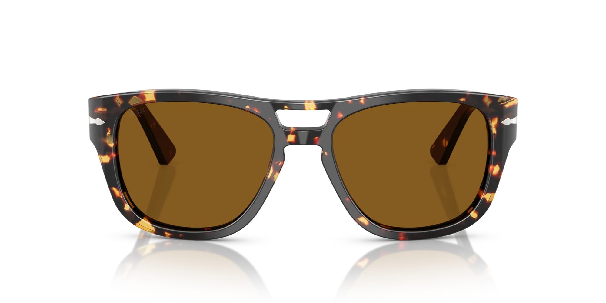 Persol PO3366S 985/33 Occhiali da sole Acetato Tartaruga Marrone Squadrata Normale - immagine 3