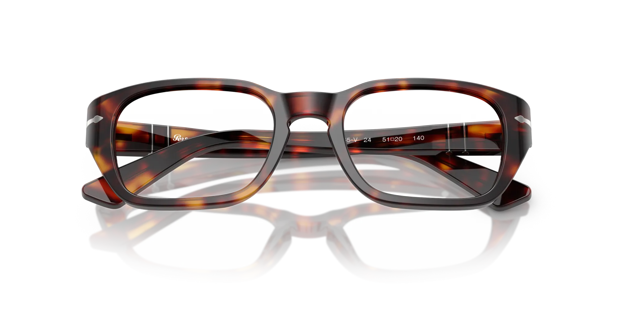 Persol PO3365V 24 Montature da vista Acetato Tartaruga Pillow Normale - immagine 2