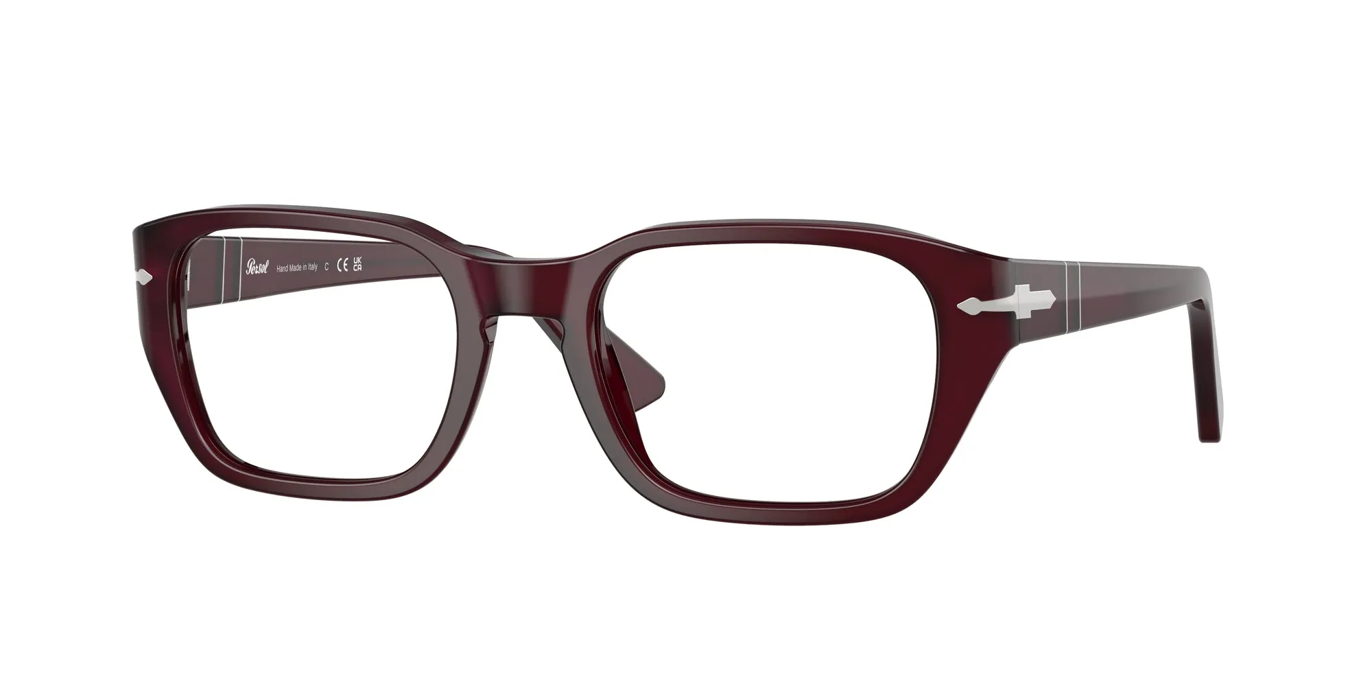 Persol PO3365V 1216 Montature da vista Acetato Bordeaux Pillow Normale - immagine 1