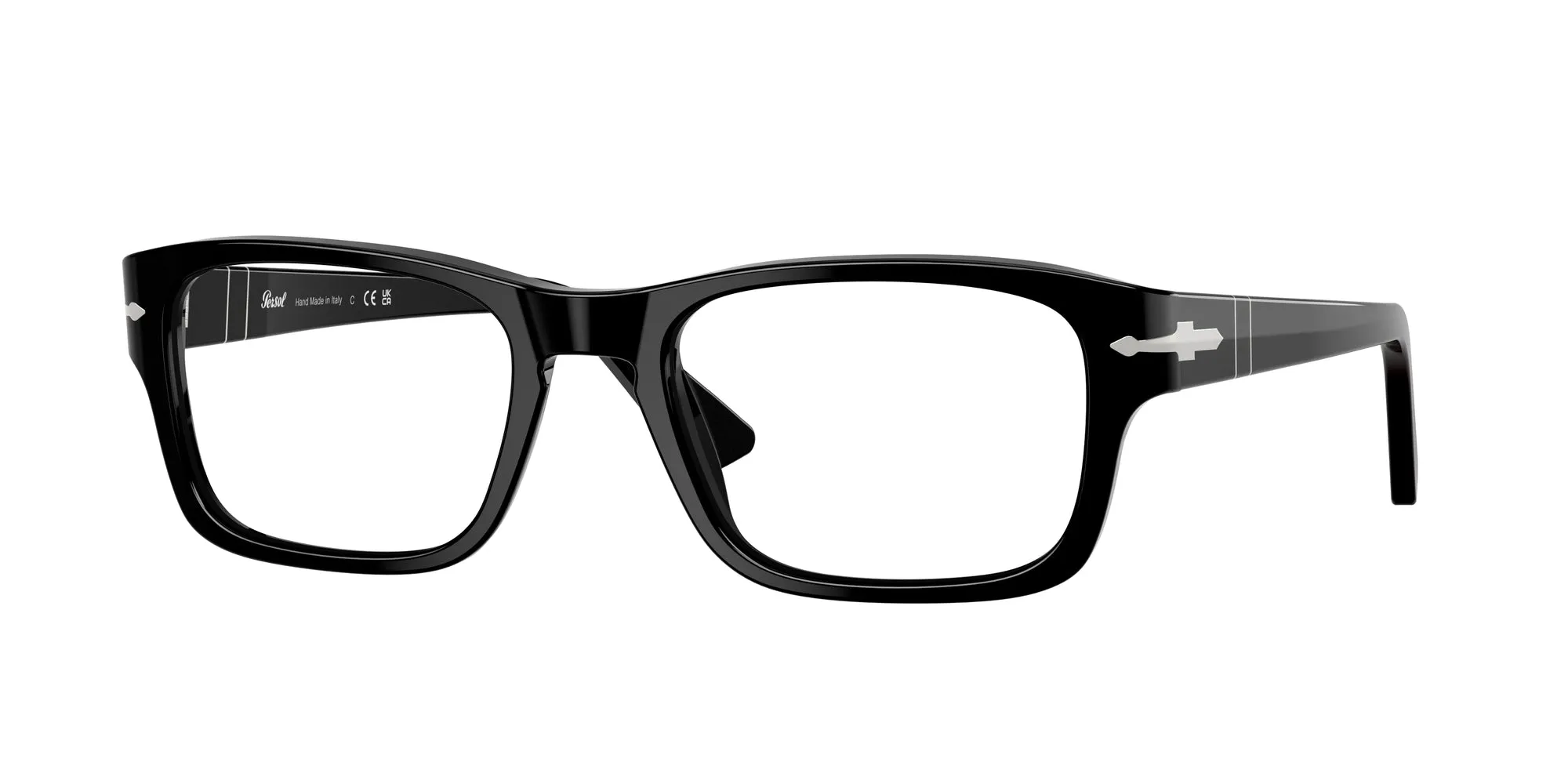 Persol PO3364V 95 Montature da vista Acetato Nero Squadrata Normale - immagine 1
