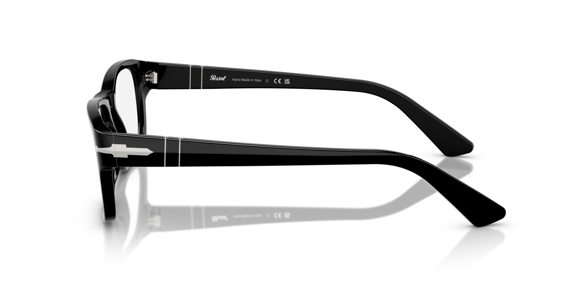 Persol PO3364V 95 Montature da vista Acetato Nero Squadrata Normale - immagine 4