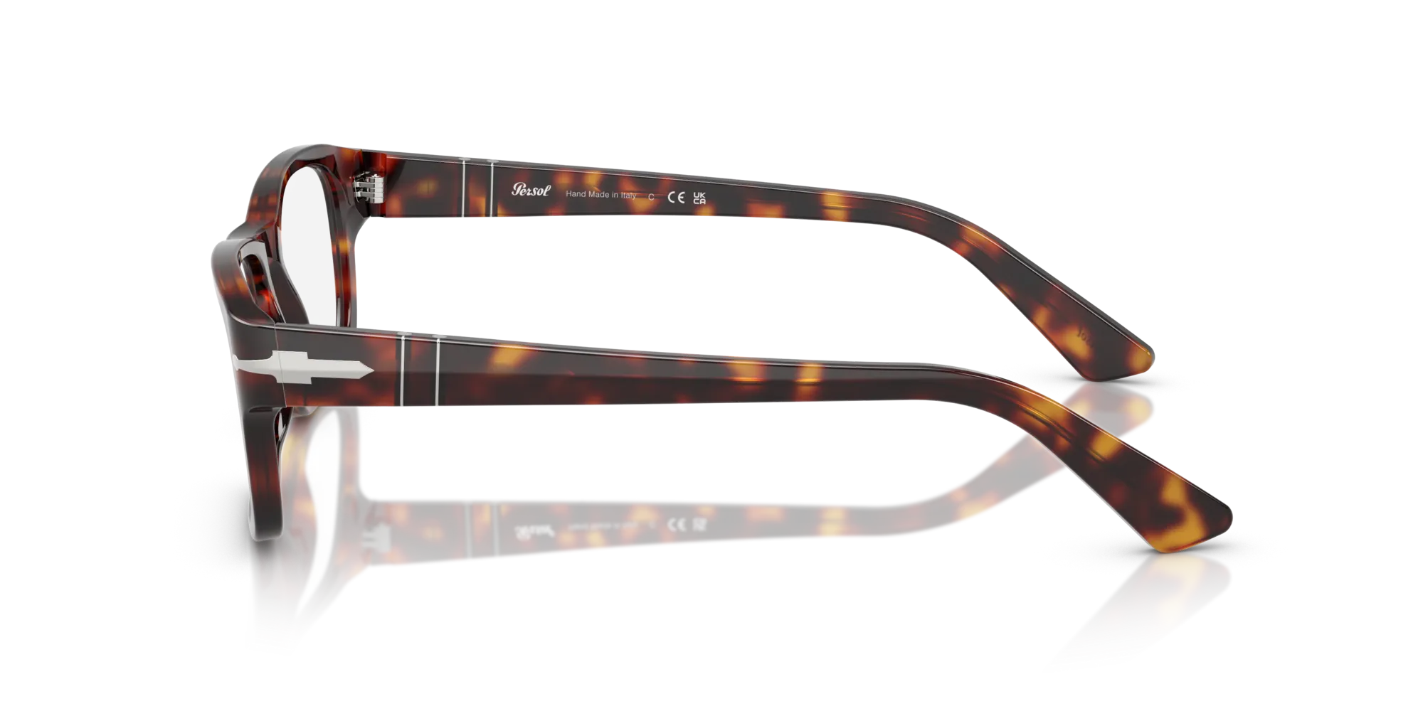 Persol PO3364V 24 Montature da vista Acetato Tartaruga Squadrata Normale - immagine 4