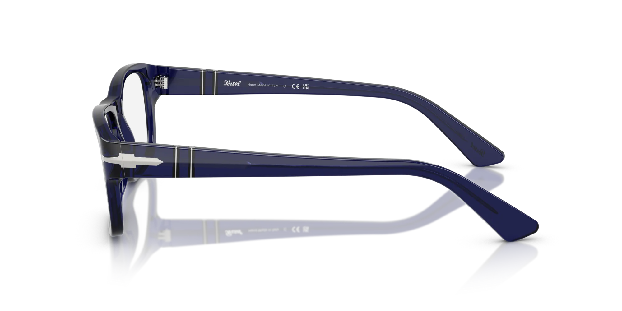 Persol PO3364V 181 Montature da vista Acetato Blu Squadrata Normale - immagine 4