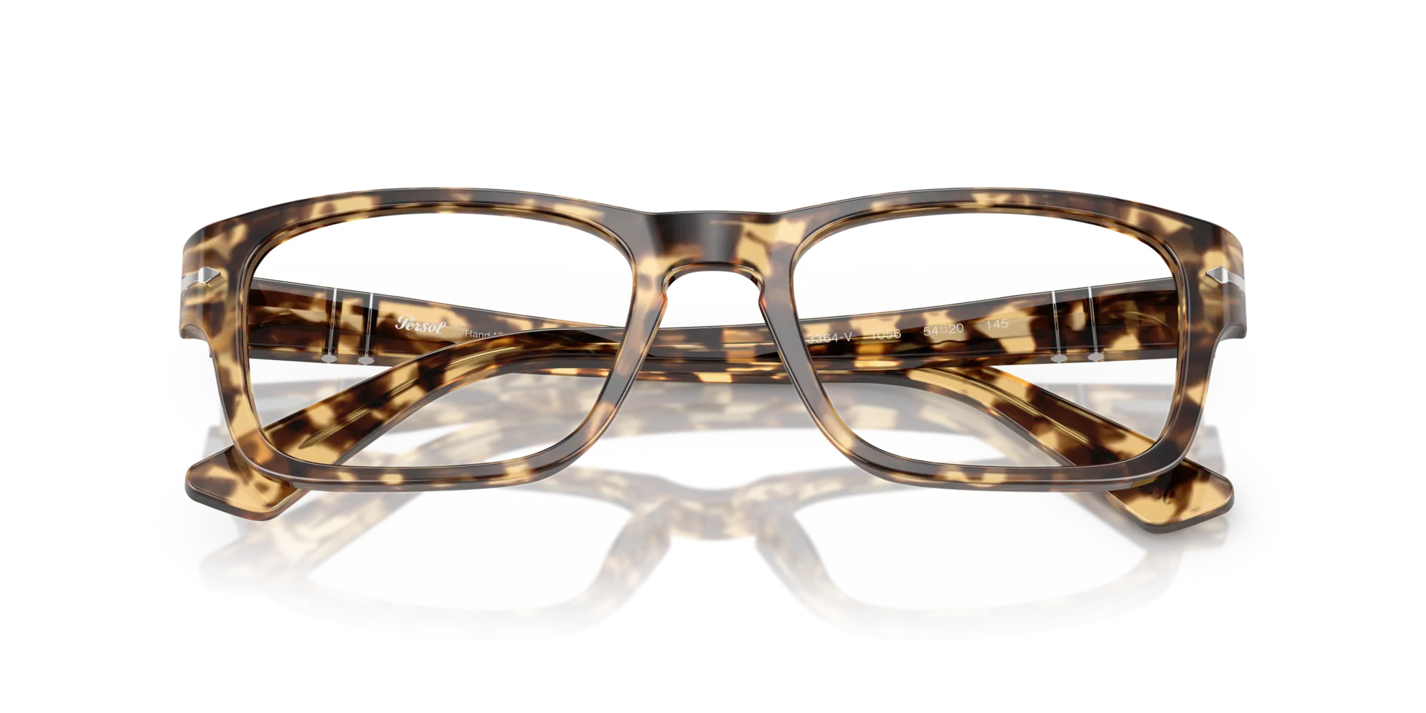 Persol PO3364V 1056 Montature da vista Acetato Tartaruga Squadrata Normale - immagine 2
