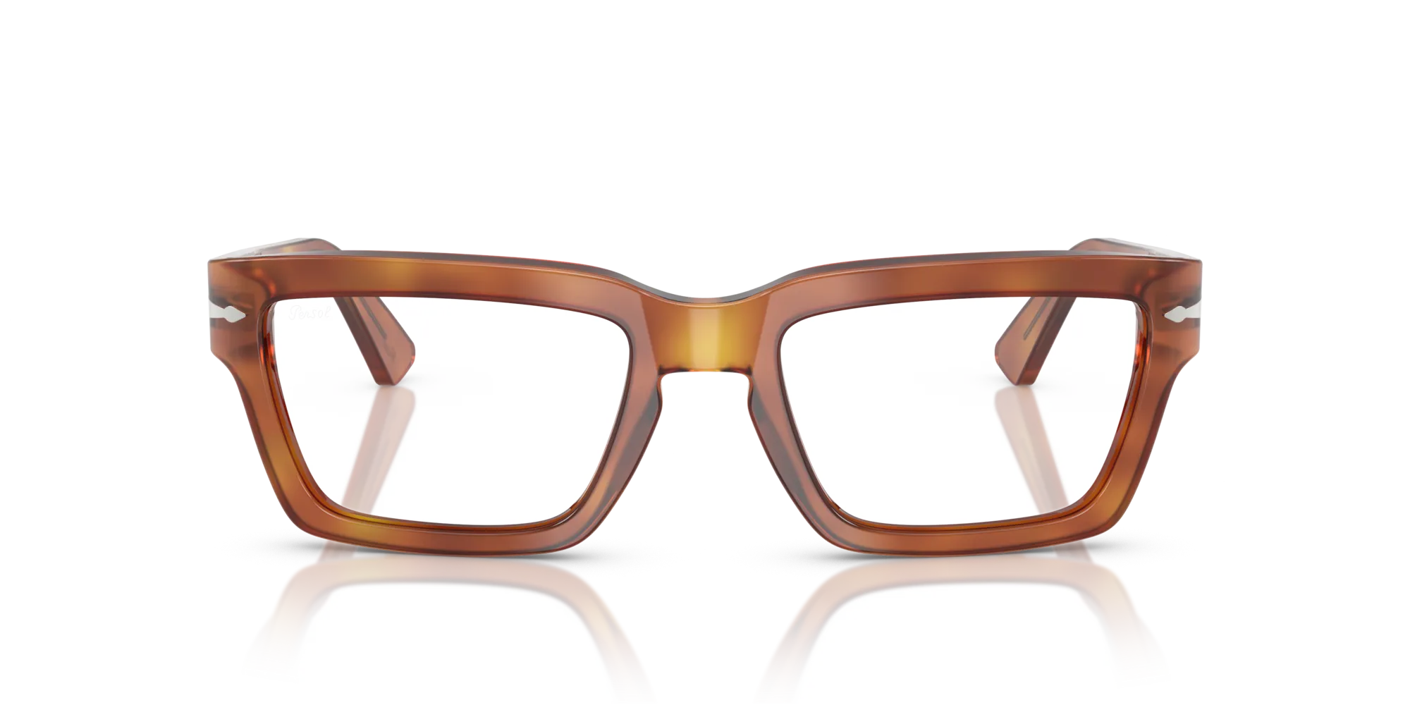Persol PO3363S 96/GJ Occhiali da sole Acetato Marrone Verde Squadrata Fotocromatiche - immagine 3