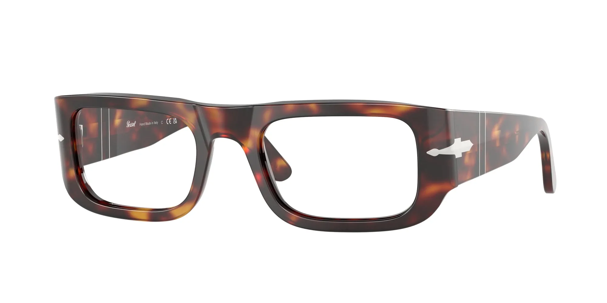 Persol PO3362V WES 24 Montature da vista Acetato Tartaruga Pillow Normale - immagine 1