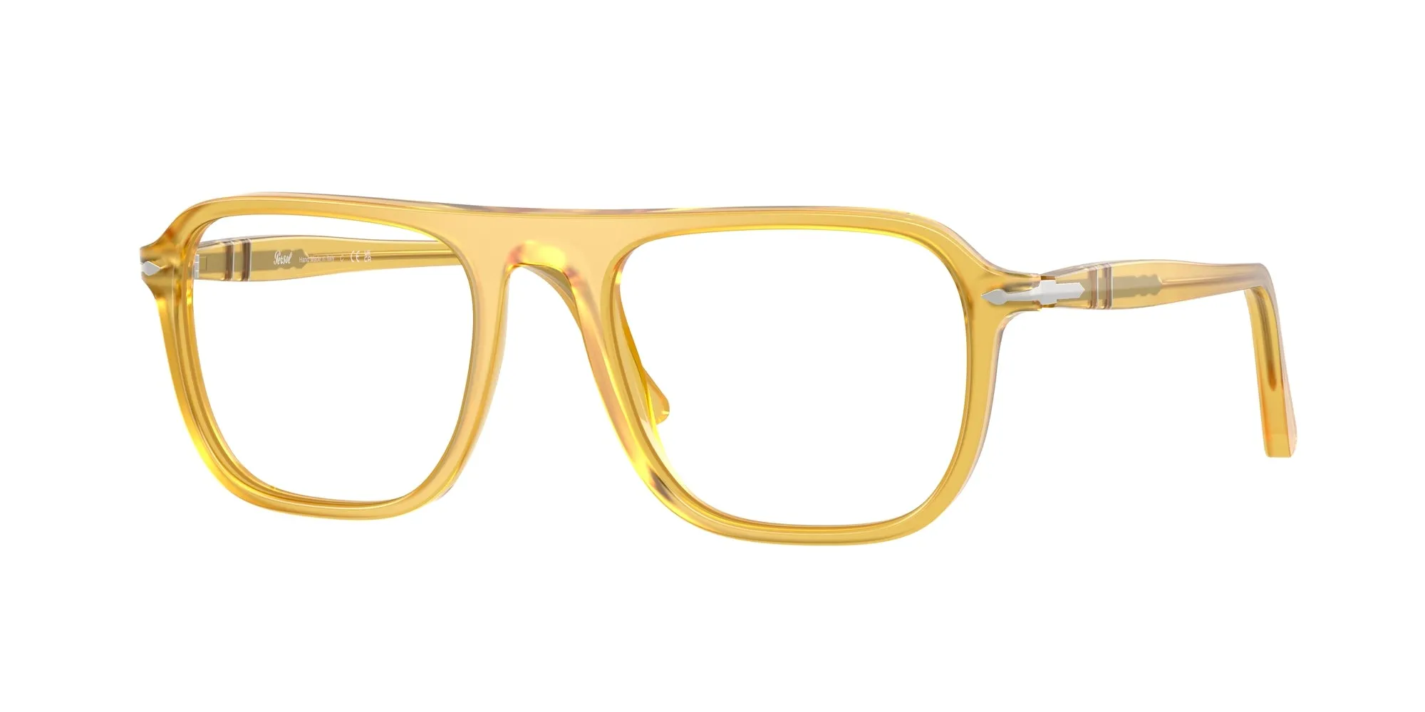 Persol PO3359V JACQUES 204 Montature da vista Acetato Giallo Squadrata Normale - immagine 1