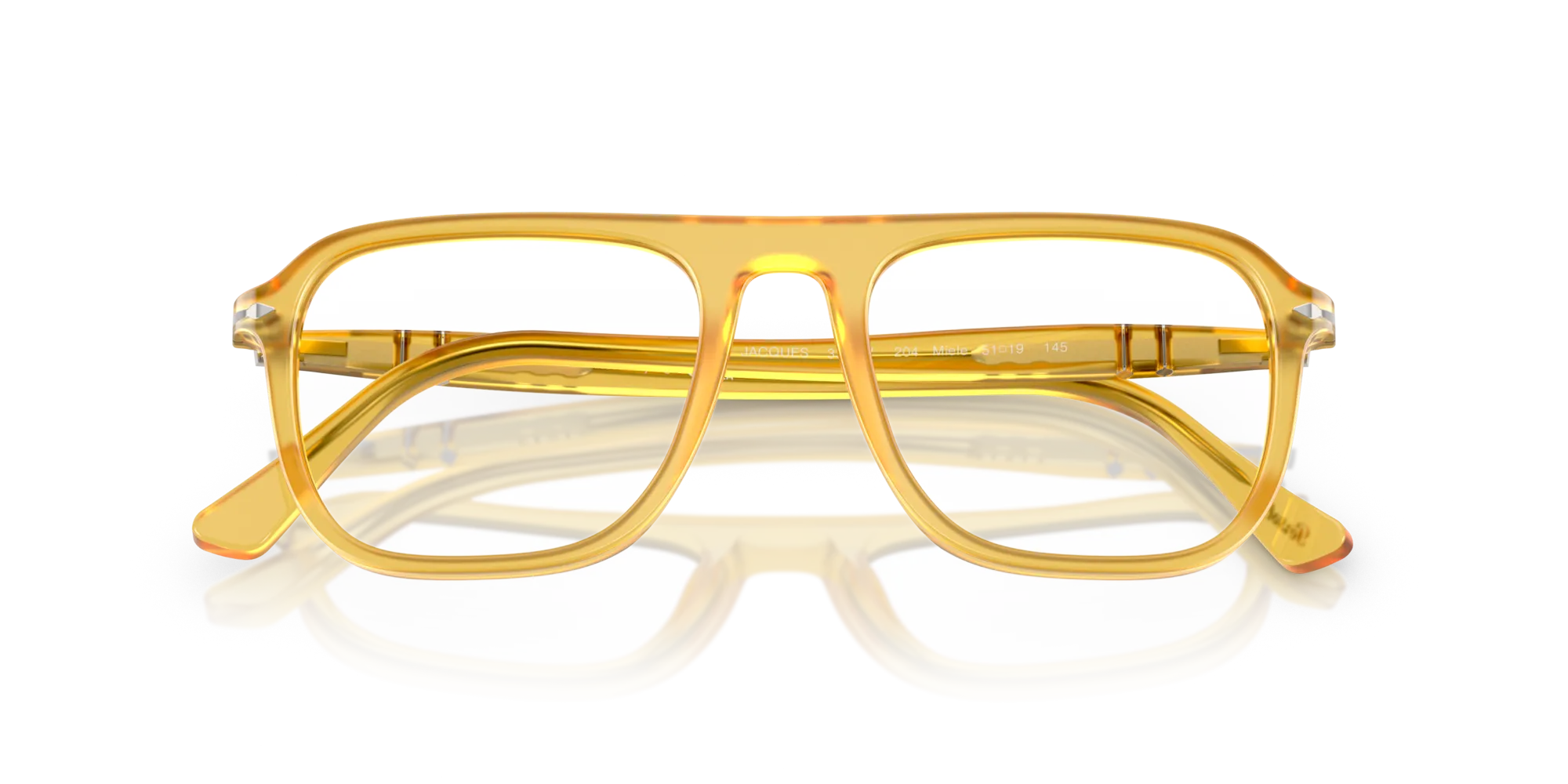 Persol PO3359V JACQUES 204 Montature da vista Acetato Giallo Squadrata Normale - immagine 2