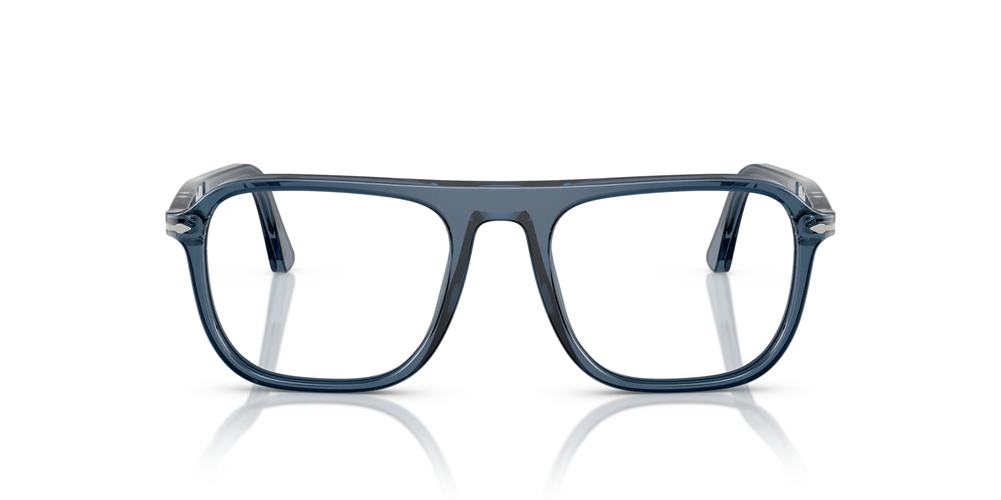 Persol PO3359V JACQUES 1197 Montature da vista Acetato Blu Squadrata Normale - immagine 3