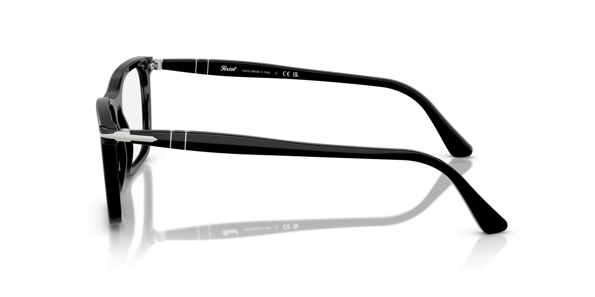 Persol PO3358V 95 Montature da vista Acetato Nero Squadrata Normale - immagine 4