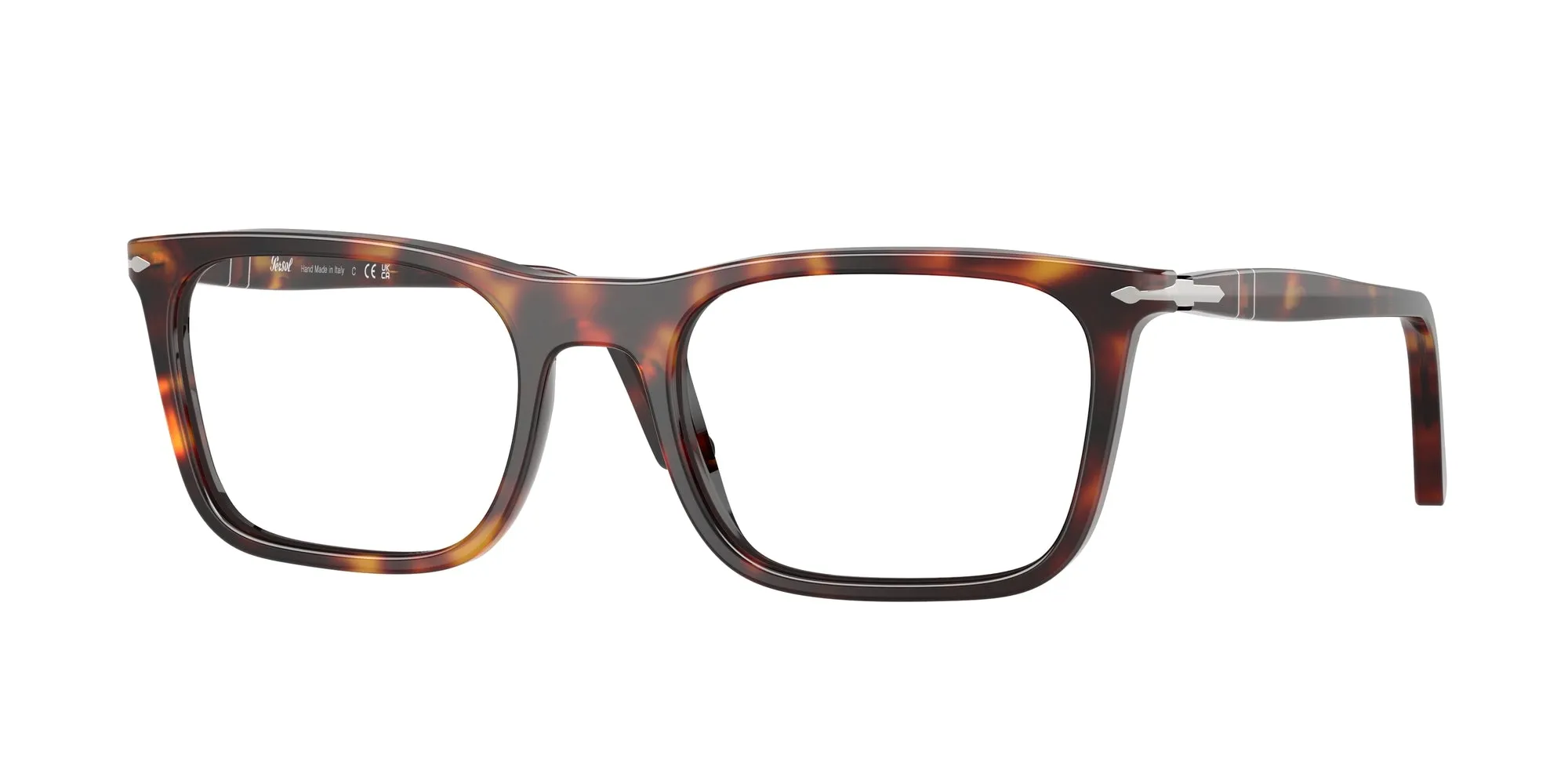 Persol PO3358V 24 Montature da vista Acetato Tartaruga Squadrata Normale - immagine 1