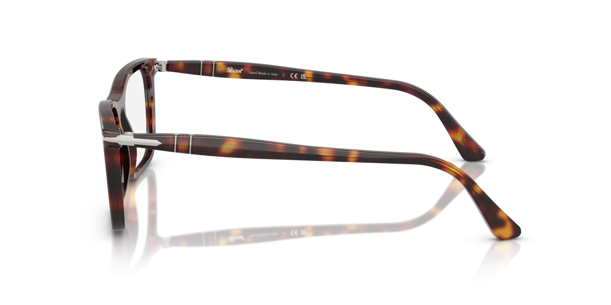 Persol PO3358V 24 Montature da vista Acetato Tartaruga Squadrata Normale - immagine 4
