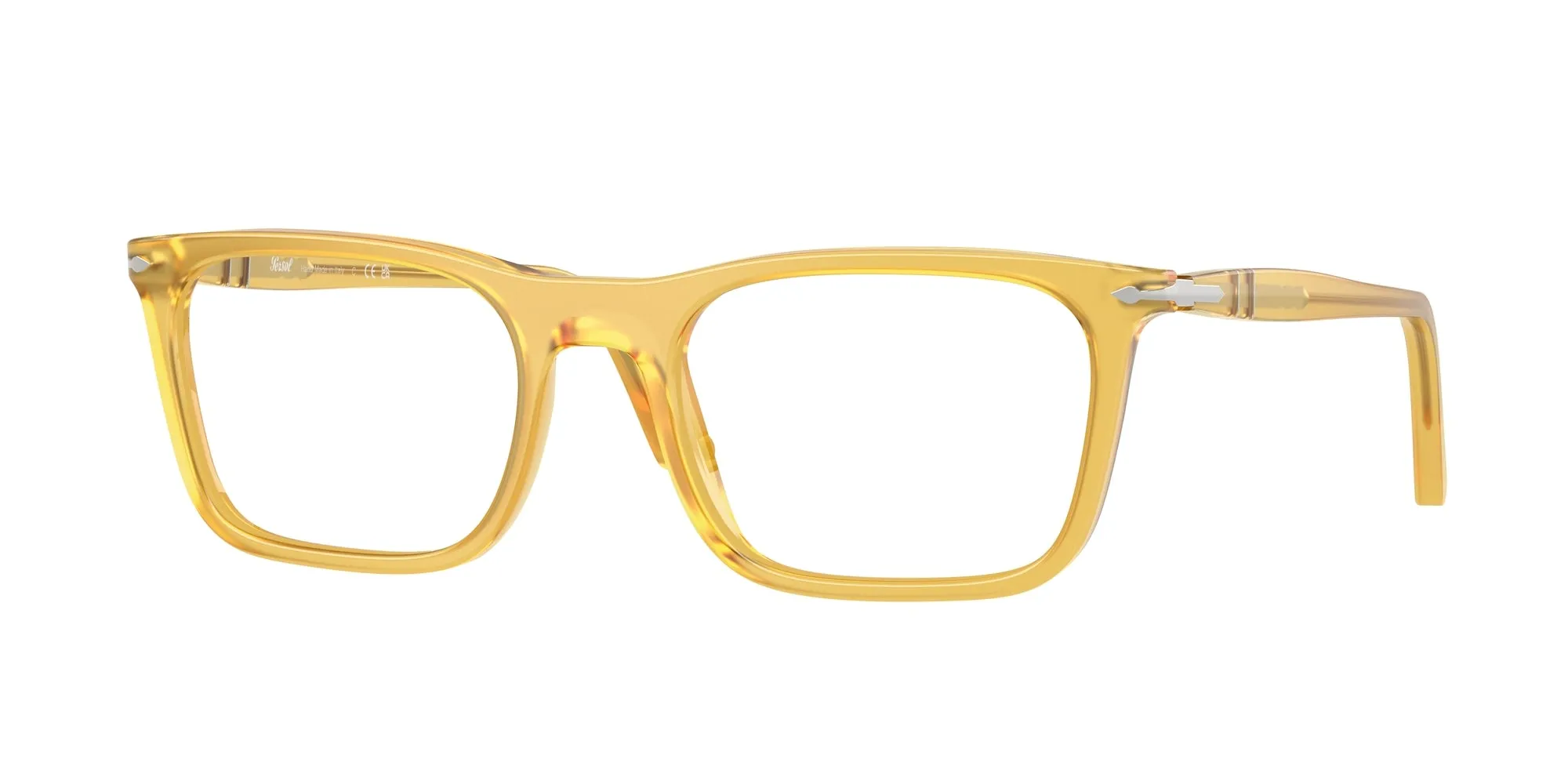 Persol PO3358V 204 Montature da vista Acetato Giallo Squadrata Normale - immagine 1