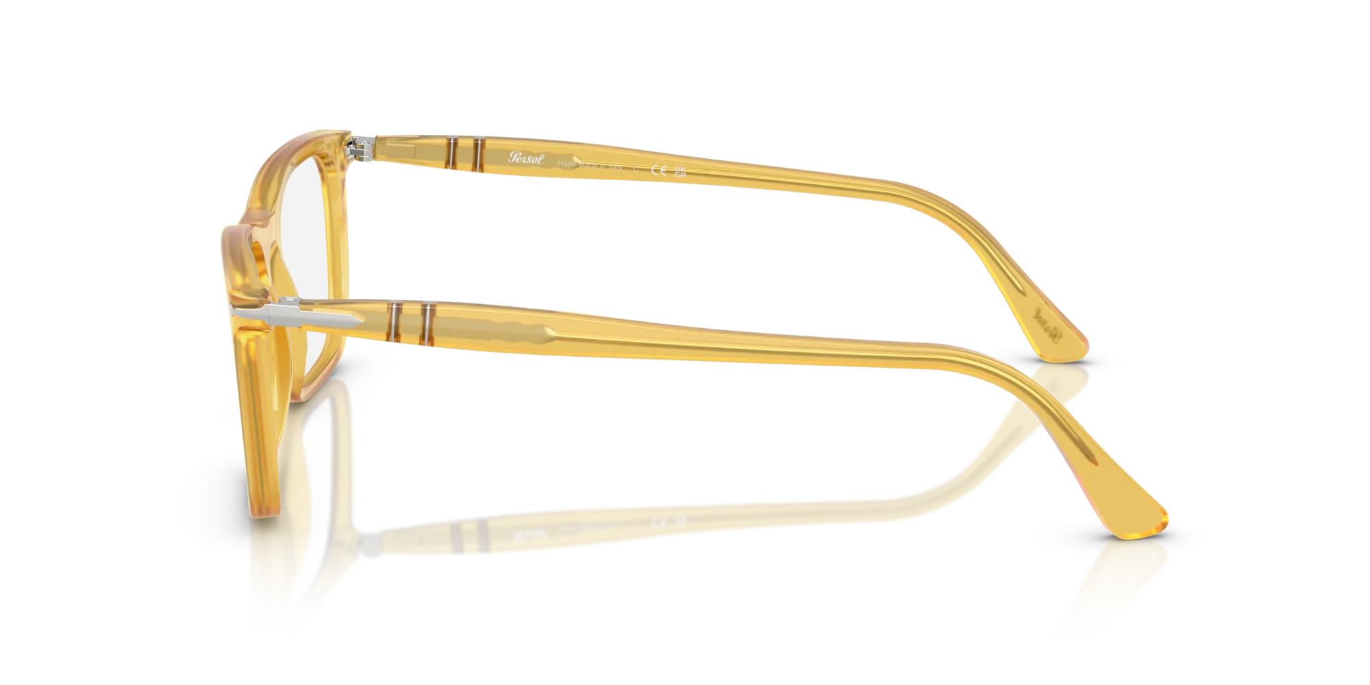 Persol PO3358V 204 Montature da vista Acetato Giallo Squadrata Normale - immagine 4