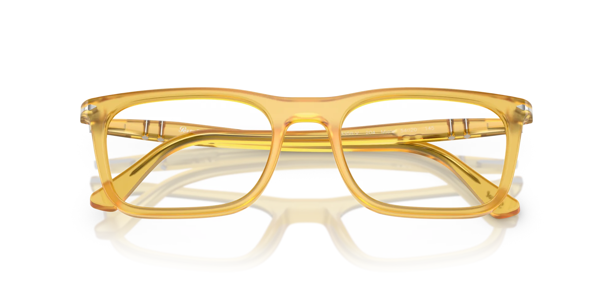 Persol PO3358V 204 Montature da vista Acetato Giallo Squadrata Normale - immagine 2