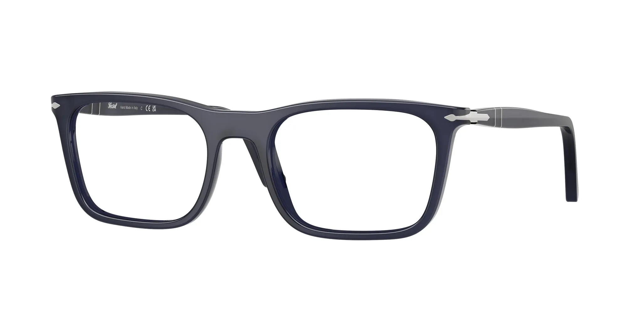 Persol PO3358V 1217 Montature da vista Acetato Blu Squadrata Normale - immagine 1