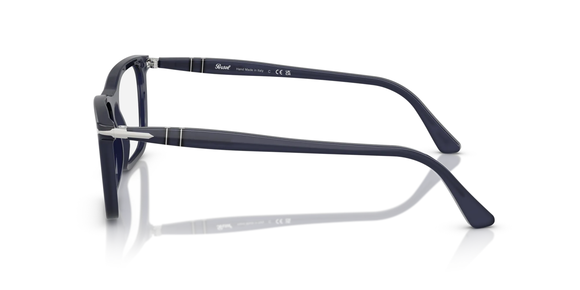 Persol PO3358V 1217 Montature da vista Acetato Blu Squadrata Normale - immagine 4