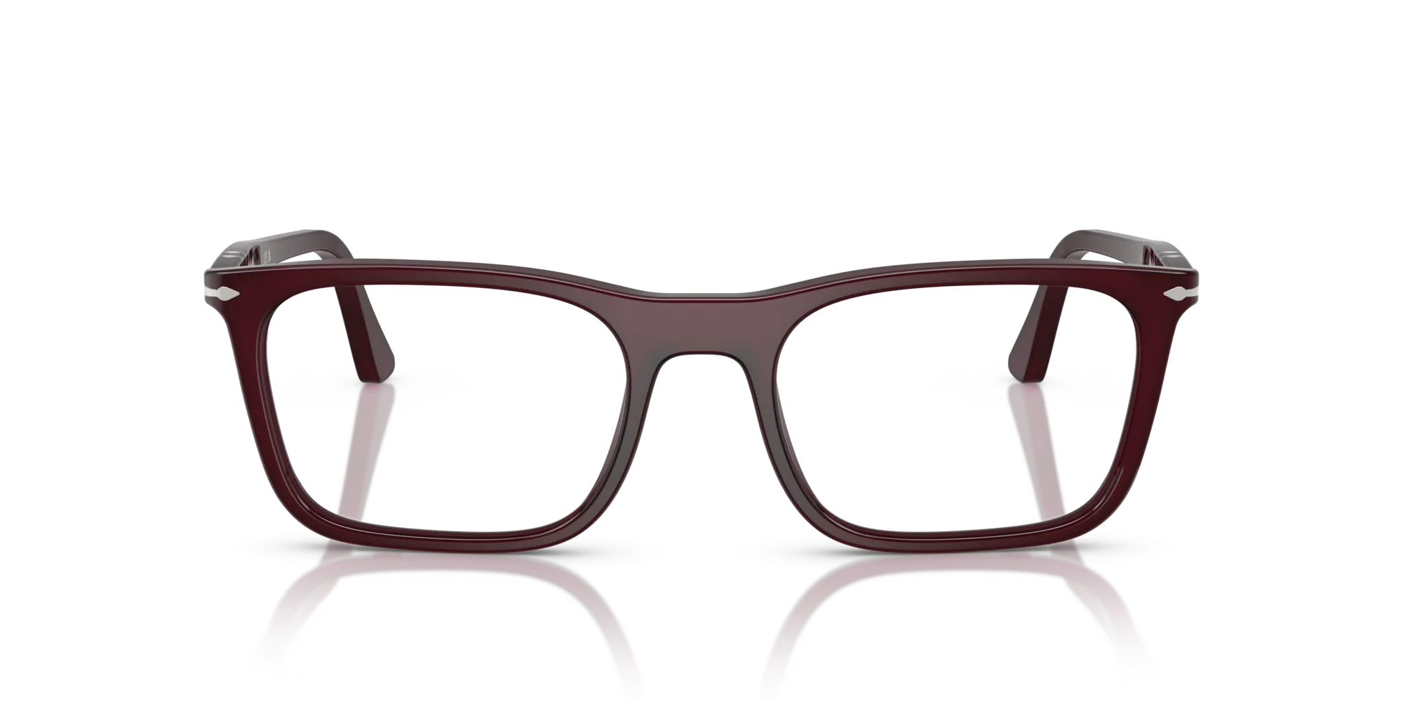 Persol PO3358V 1216 Montature da vista Acetato Bordeaux Squadrata Normale - immagine 3