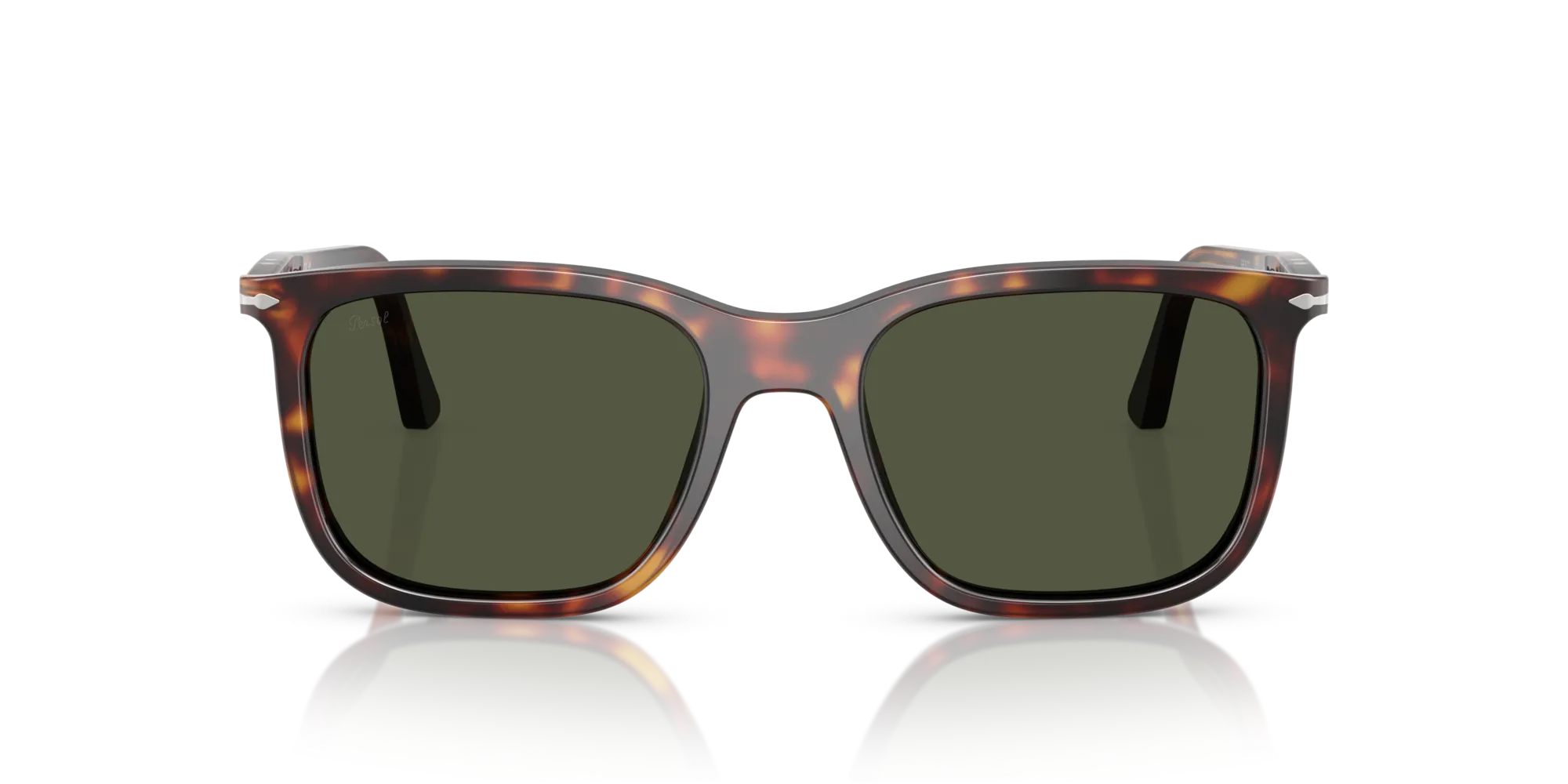 Persol PO3357S RENZO 24/31 Occhiali da sole Acetato Tartaruga Verde Squadrata Normale - immagine 3