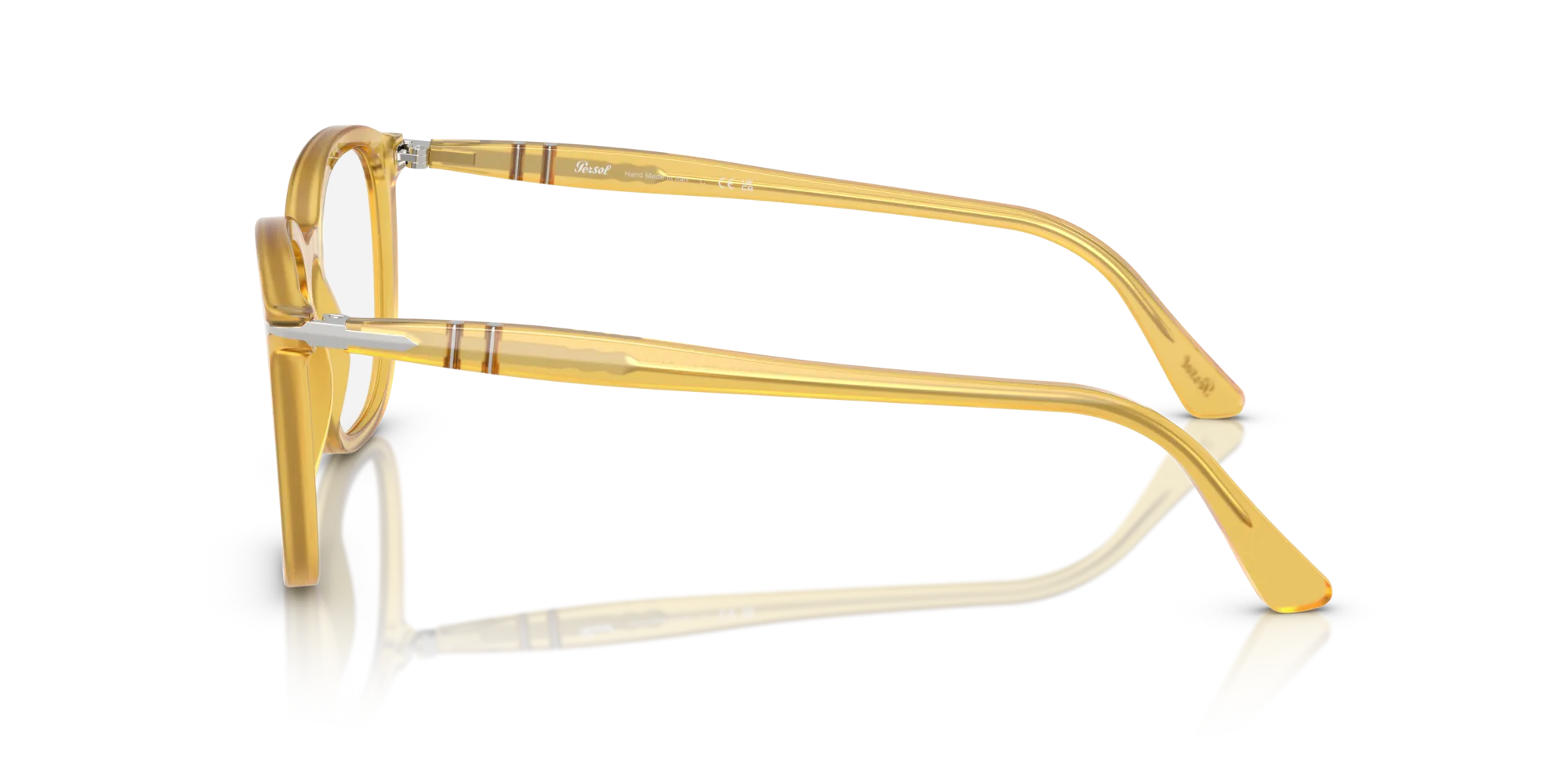 Persol PO3355V 204 Montature da vista Acetato Giallo Pillow Normale - immagine 4